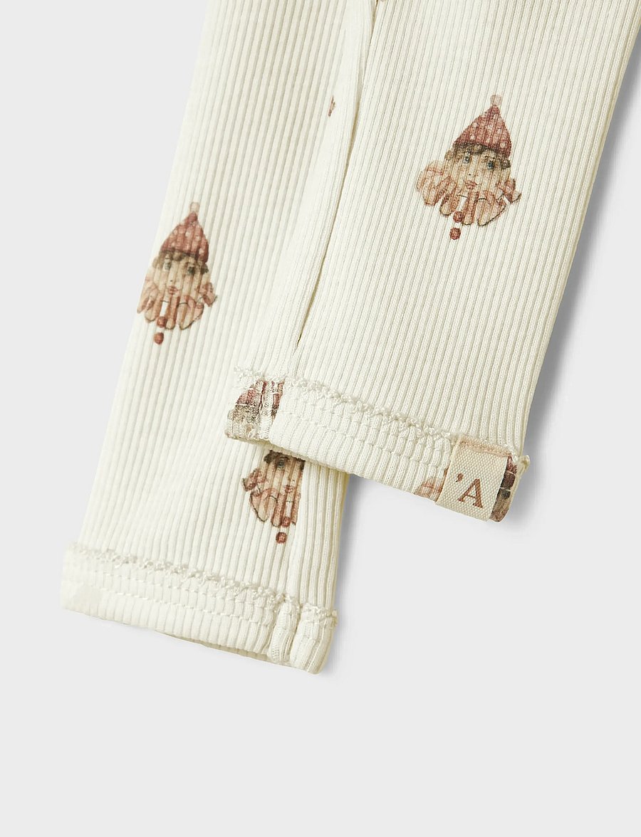 Lil'Atelier - NBFLAVO EKI SLIM LEGGING LIL - leggings - pastel parchment - 4
