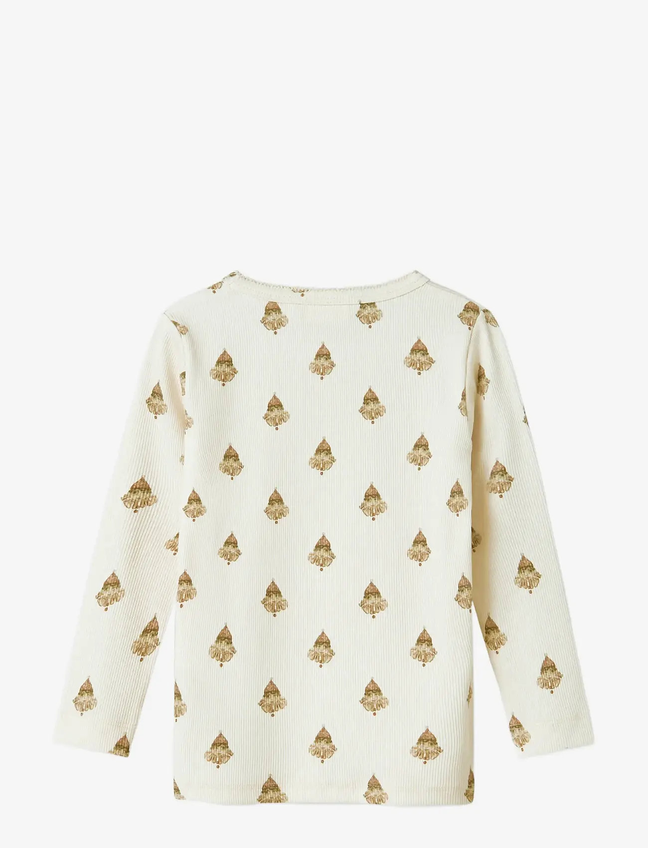 Lil'Atelier - NMFLAVO EVA LS SLIM TOP LIL - langærmede t-shirts - pastel parchment - 1