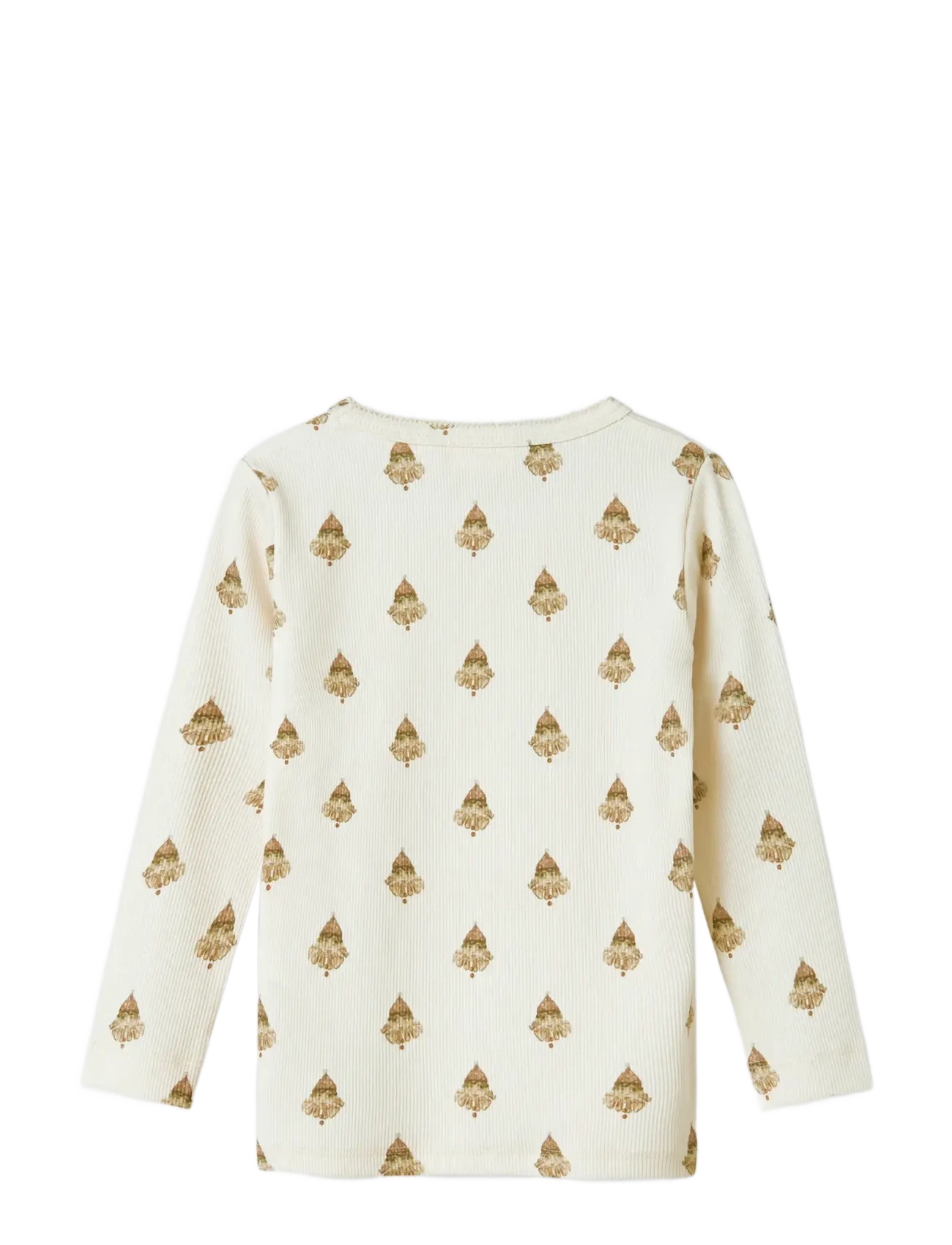 Lil'Atelier - NMFLAVO EVA LS SLIM TOP LIL - langærmede t-shirts - pastel parchment - 3
