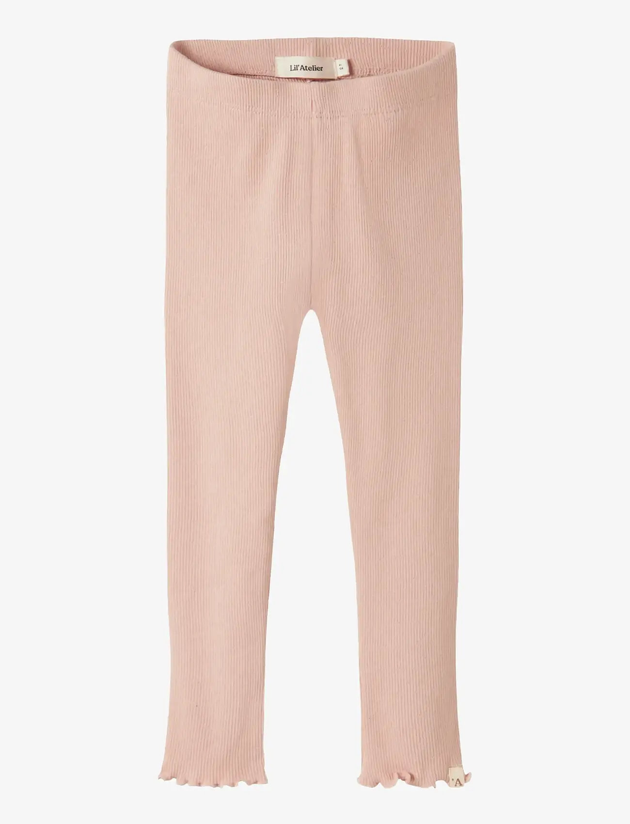 Lil'Atelier - NMFNORA SLIM LEGGING LIL - efterårstøj - cameo rose - 0