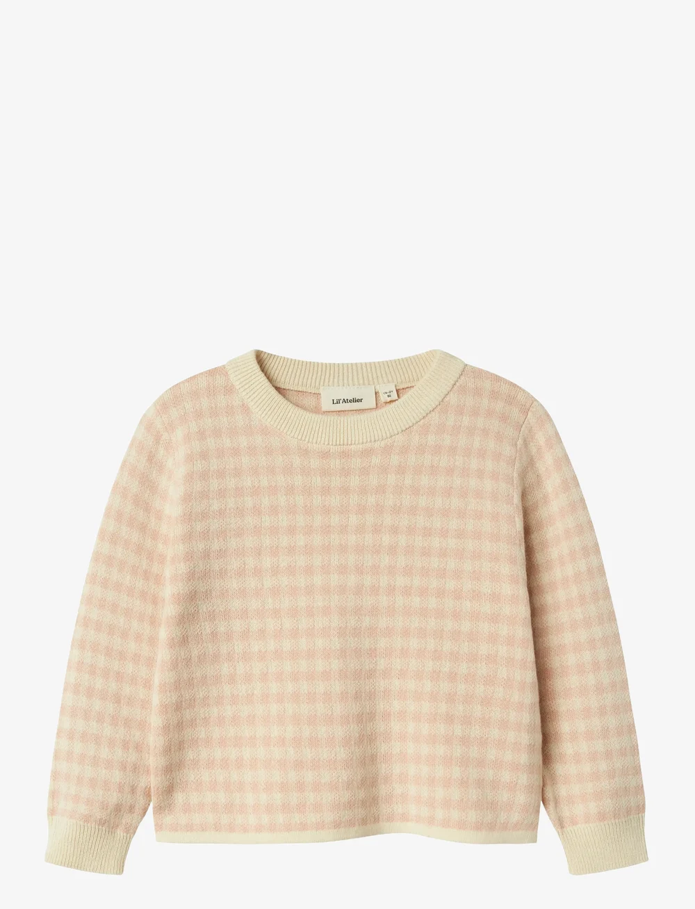 Lil'Atelier - NMFNADIE LS LOOSE KNIT LIL - stickade tröjor - cameo rose - 0