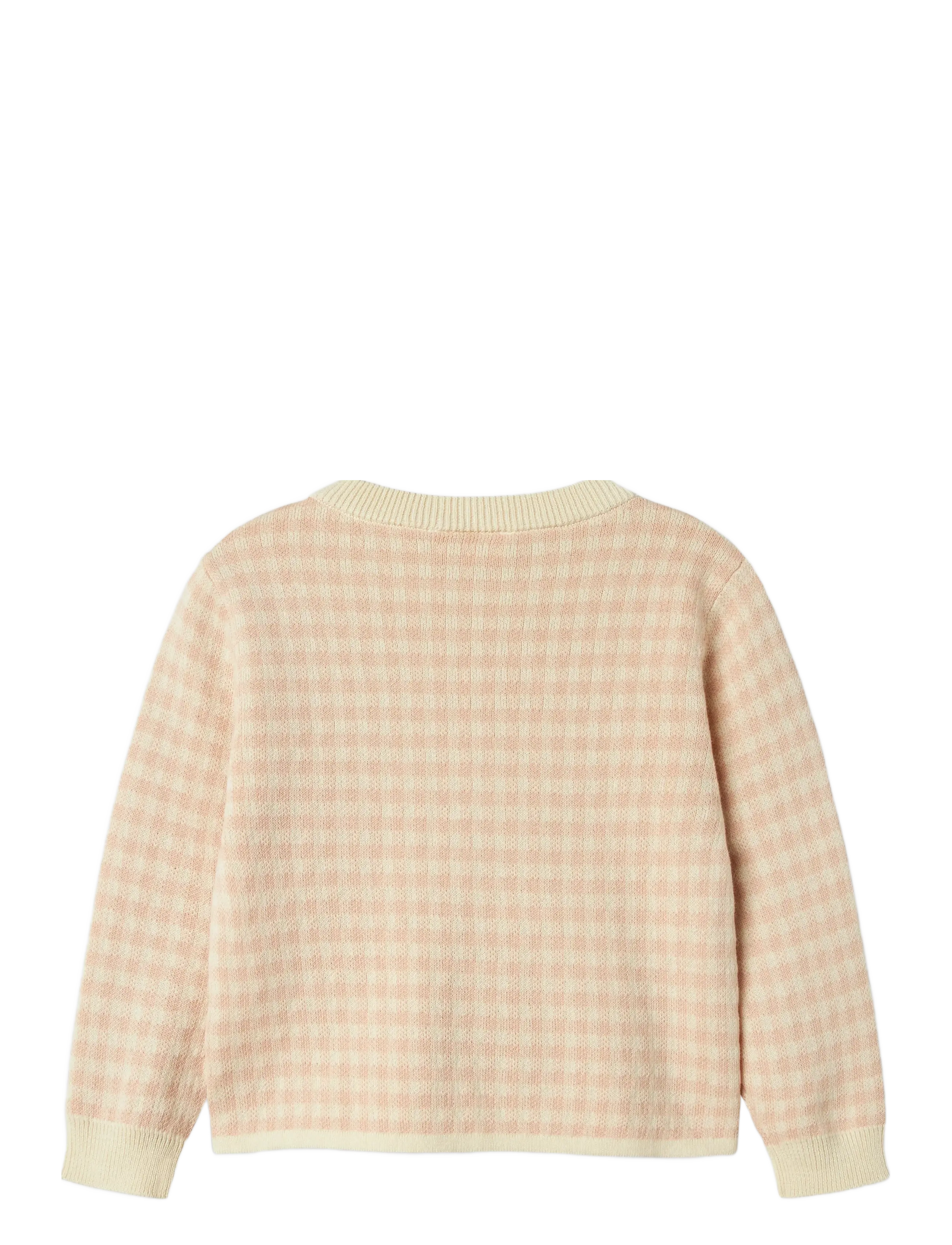 Lil'Atelier - NMFNADIE LS LOOSE KNIT LIL - cameo rose - 1