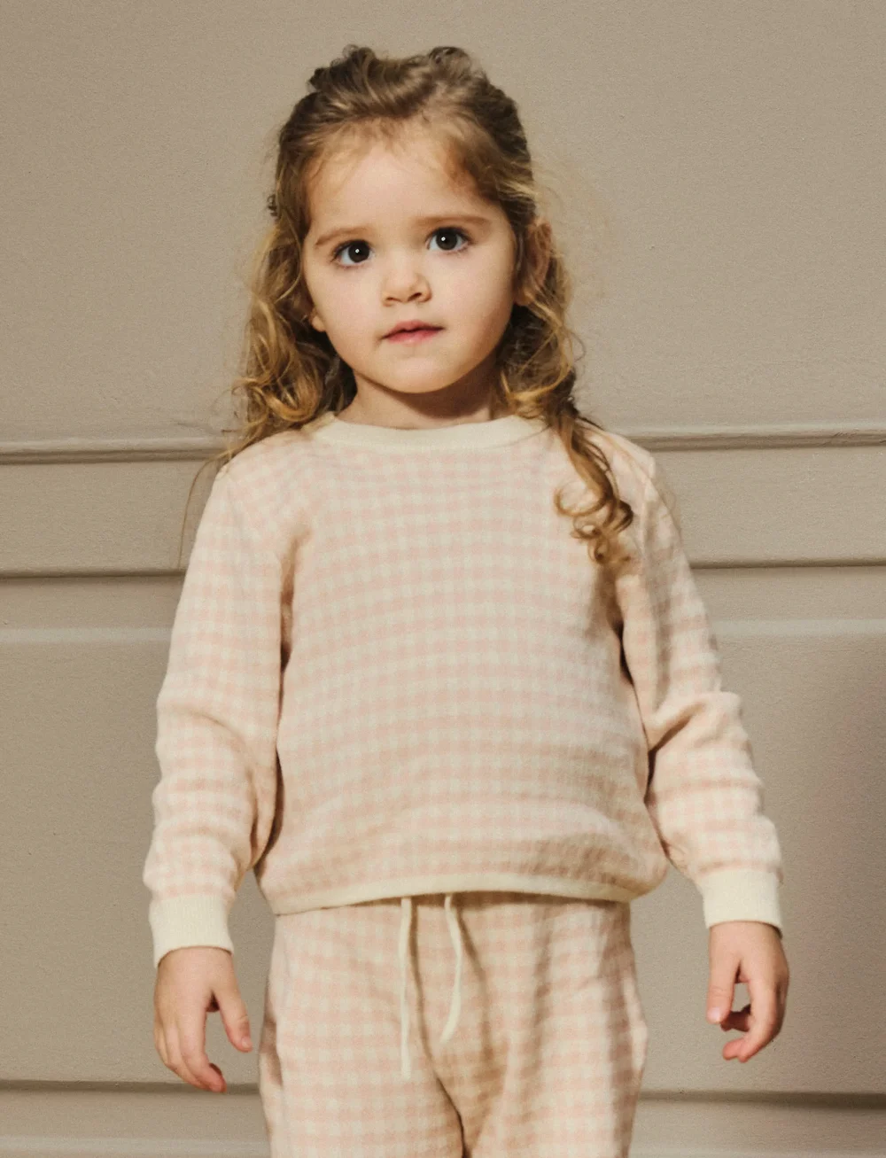 Lil'Atelier - NMFNADIE LS LOOSE KNIT LIL - stickade tröjor - cameo rose - 2