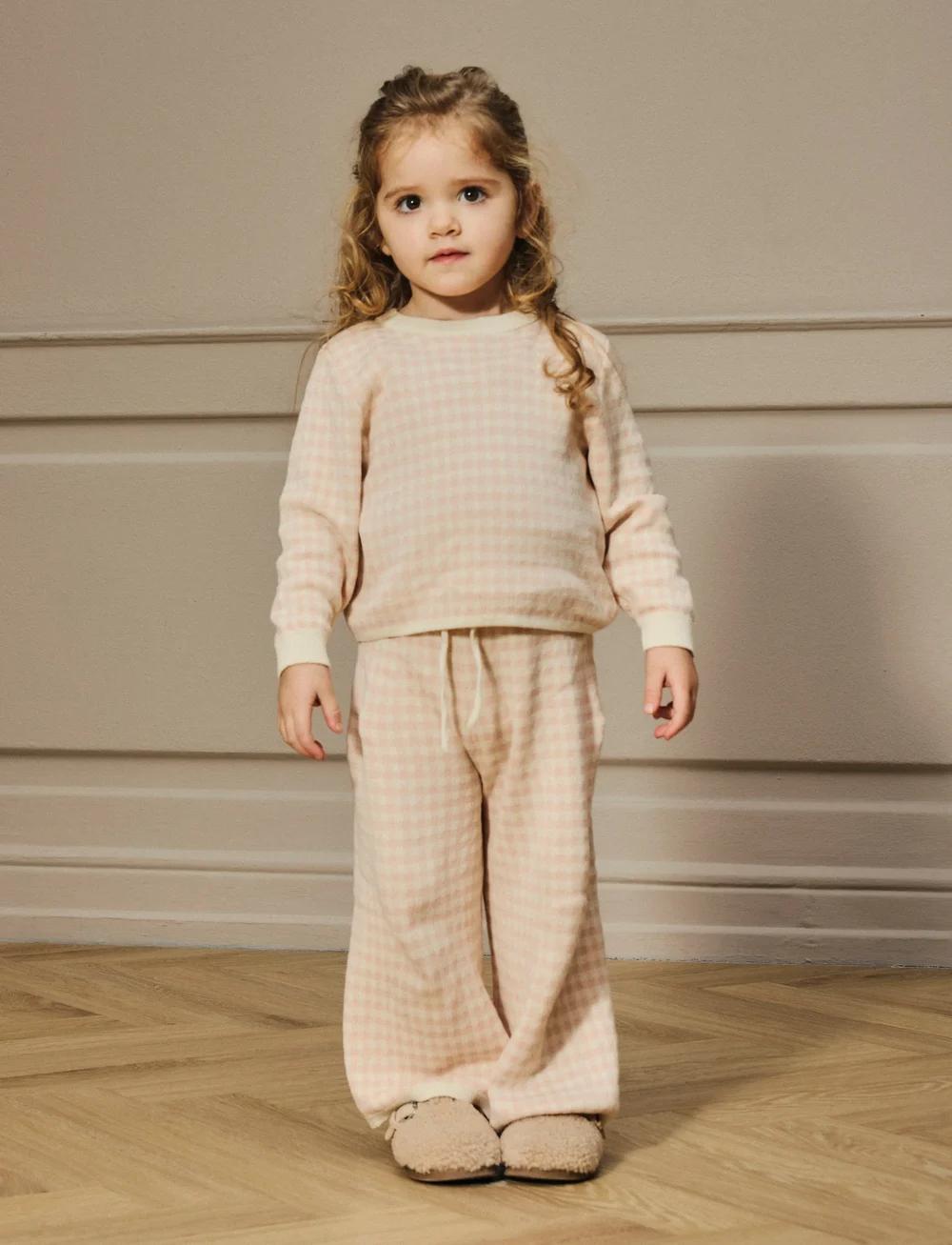 Lil'Atelier - NMFNADIE LS LOOSE KNIT LIL - stickade tröjor - cameo rose - 3