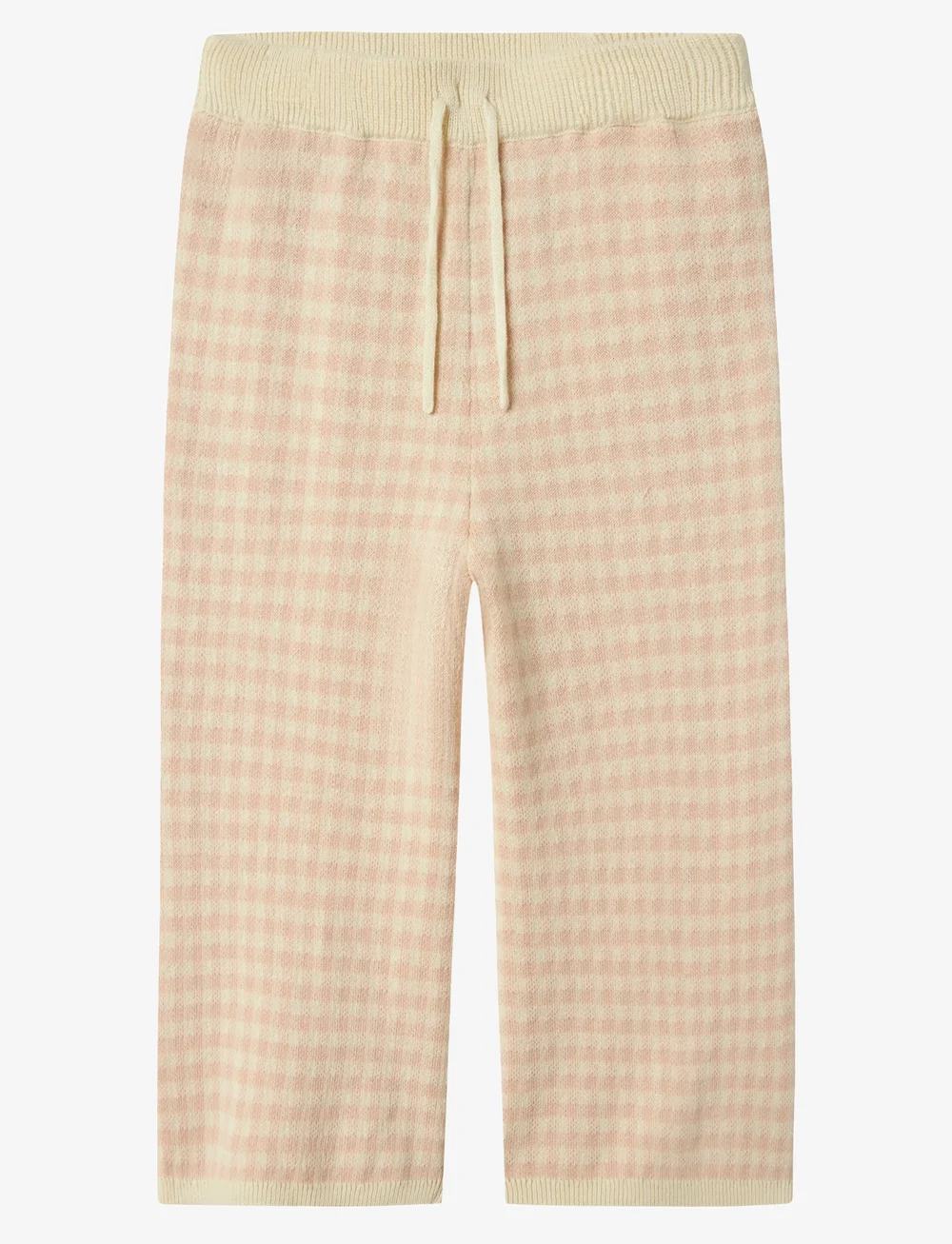 Lil'Atelier - NMFNADIE WIDE KNIT PANT LIL - babybyxor - cameo rose - 1