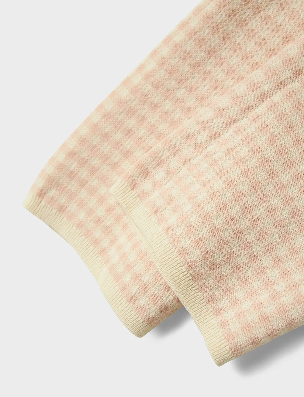 Lil'Atelier - NMFNADIE WIDE KNIT PANT LIL - babybukser - cameo rose - 0