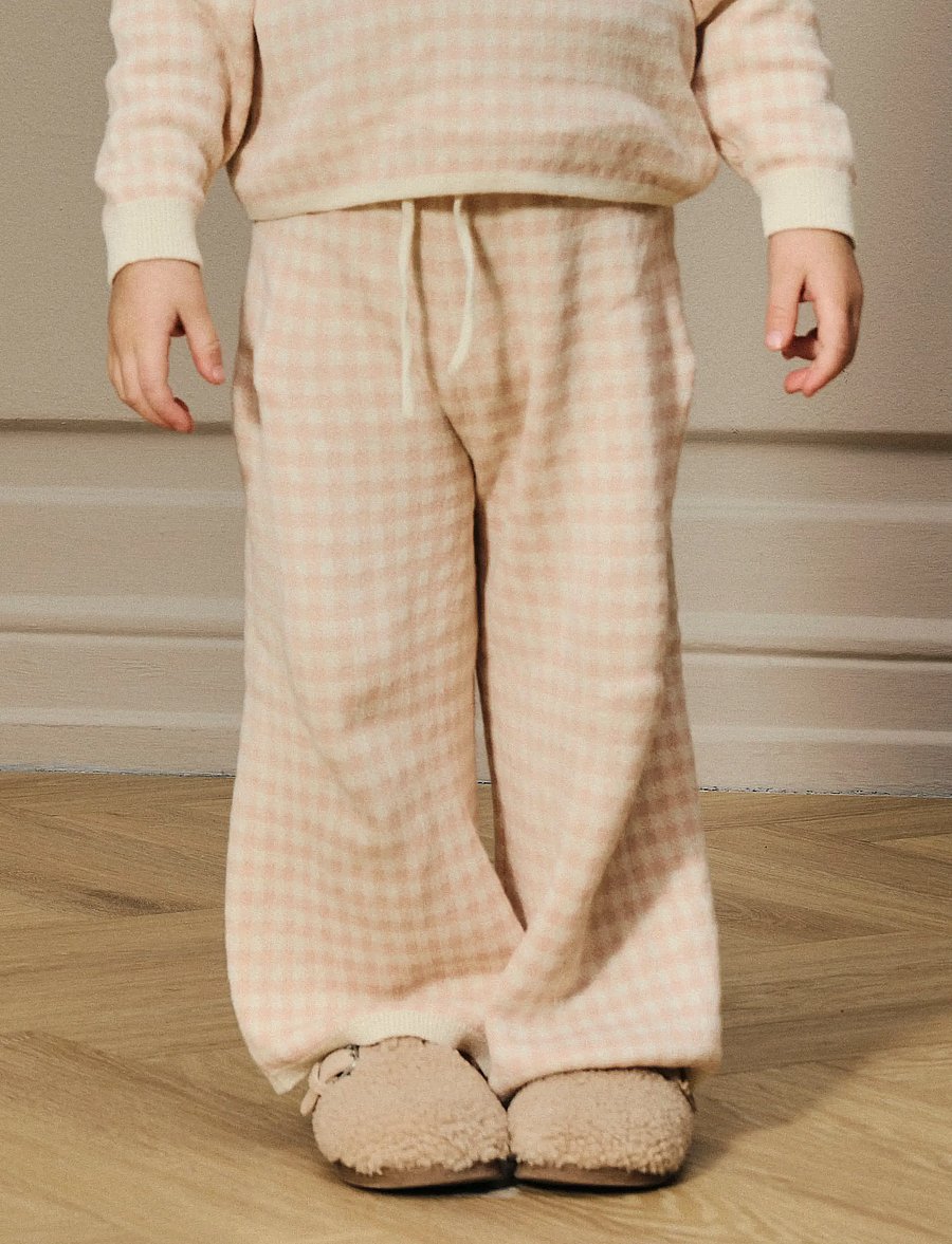 Lil'Atelier - NMFNADIE WIDE KNIT PANT LIL - einkaufen nach alter von - cameo rose - 3