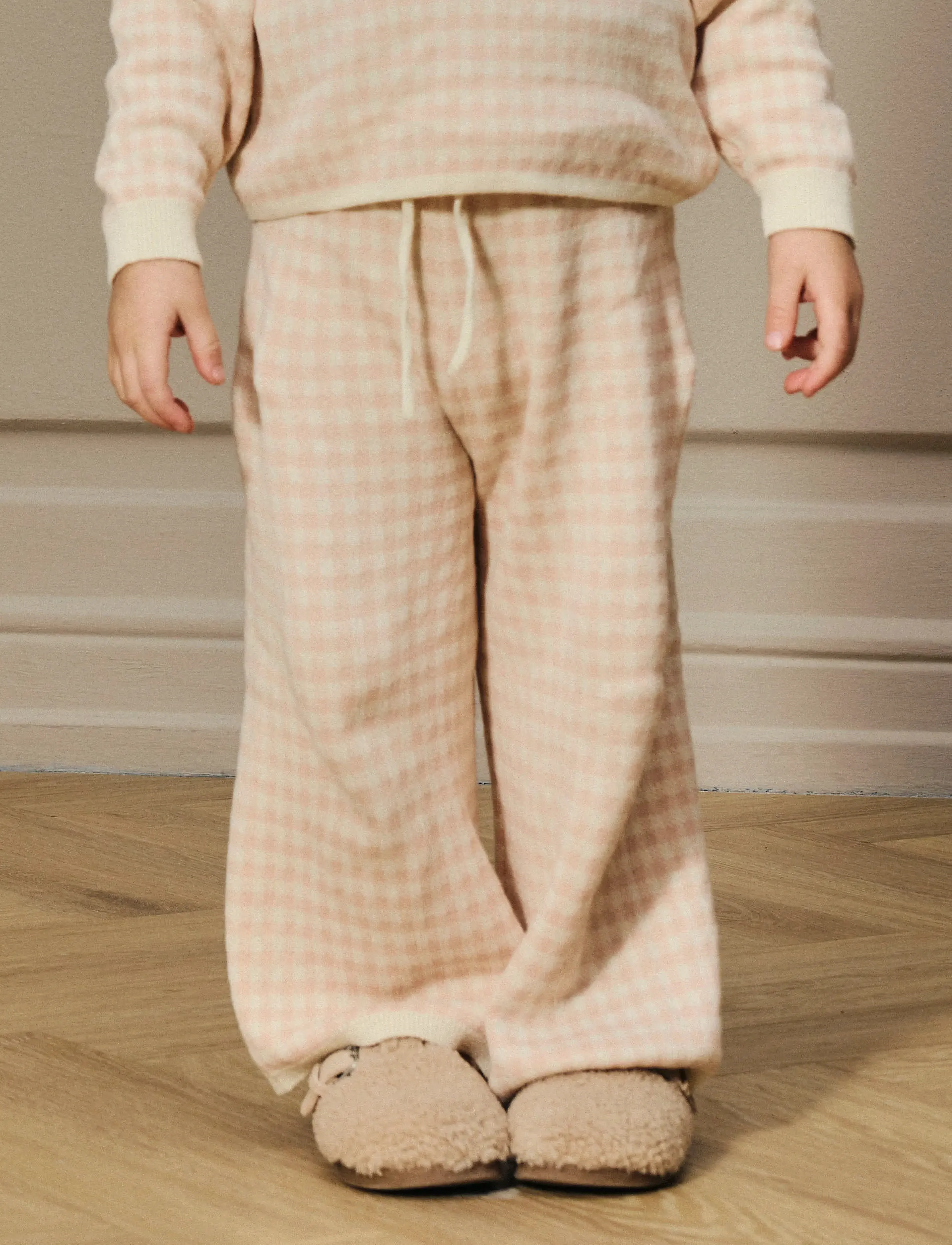 Lil'Atelier - NMFNADIE WIDE KNIT PANT LIL - bukser - cameo rose - 3
