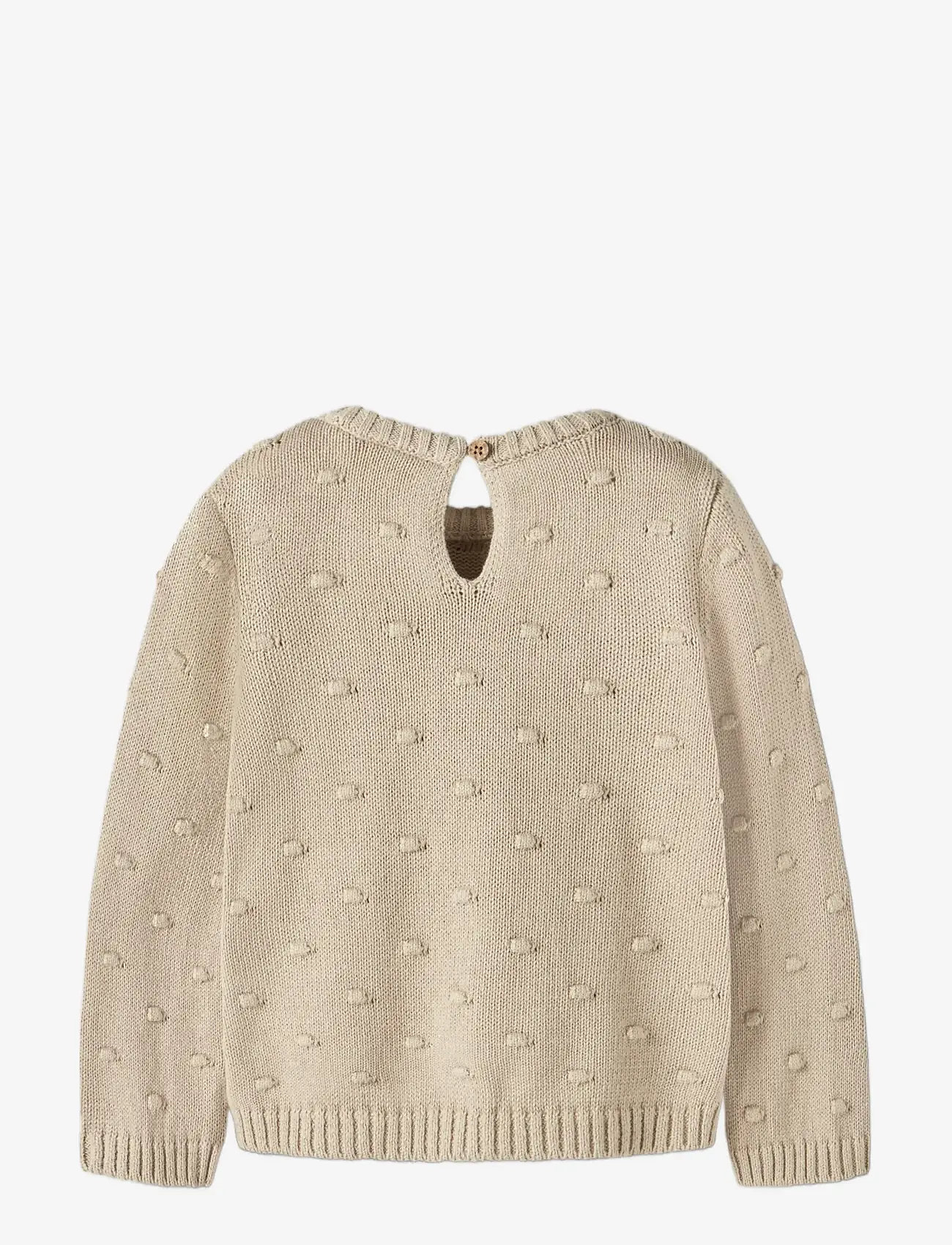 Lil'Atelier - NMNGABLE LS LOOSE KNIT LIL - herbstliche kleidung - oxford tan - 1