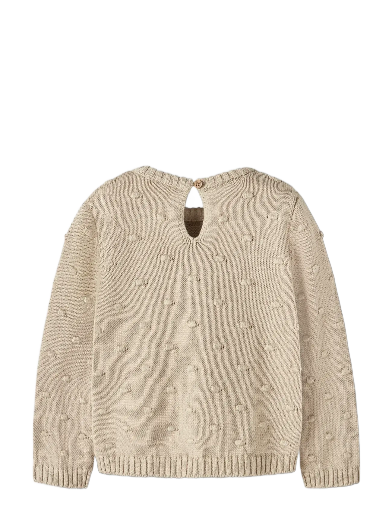 Lil'Atelier - NMNGABLE LS LOOSE KNIT LIL - oxford tan - 1