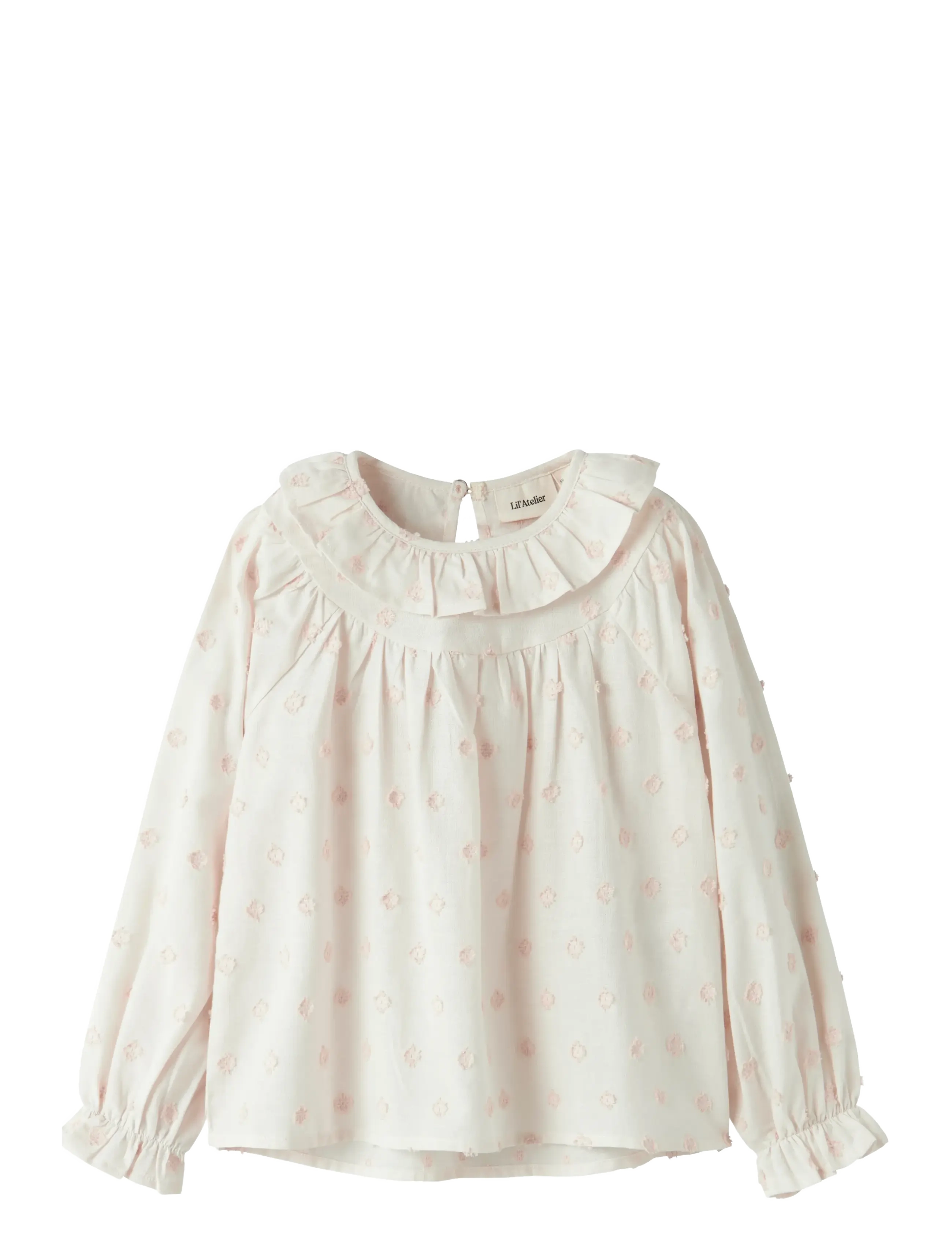 Lil'Atelier NMFNETHE LS LOOSE SHIRT LIL - App deal - PASTEL PARCHMENT / cream
