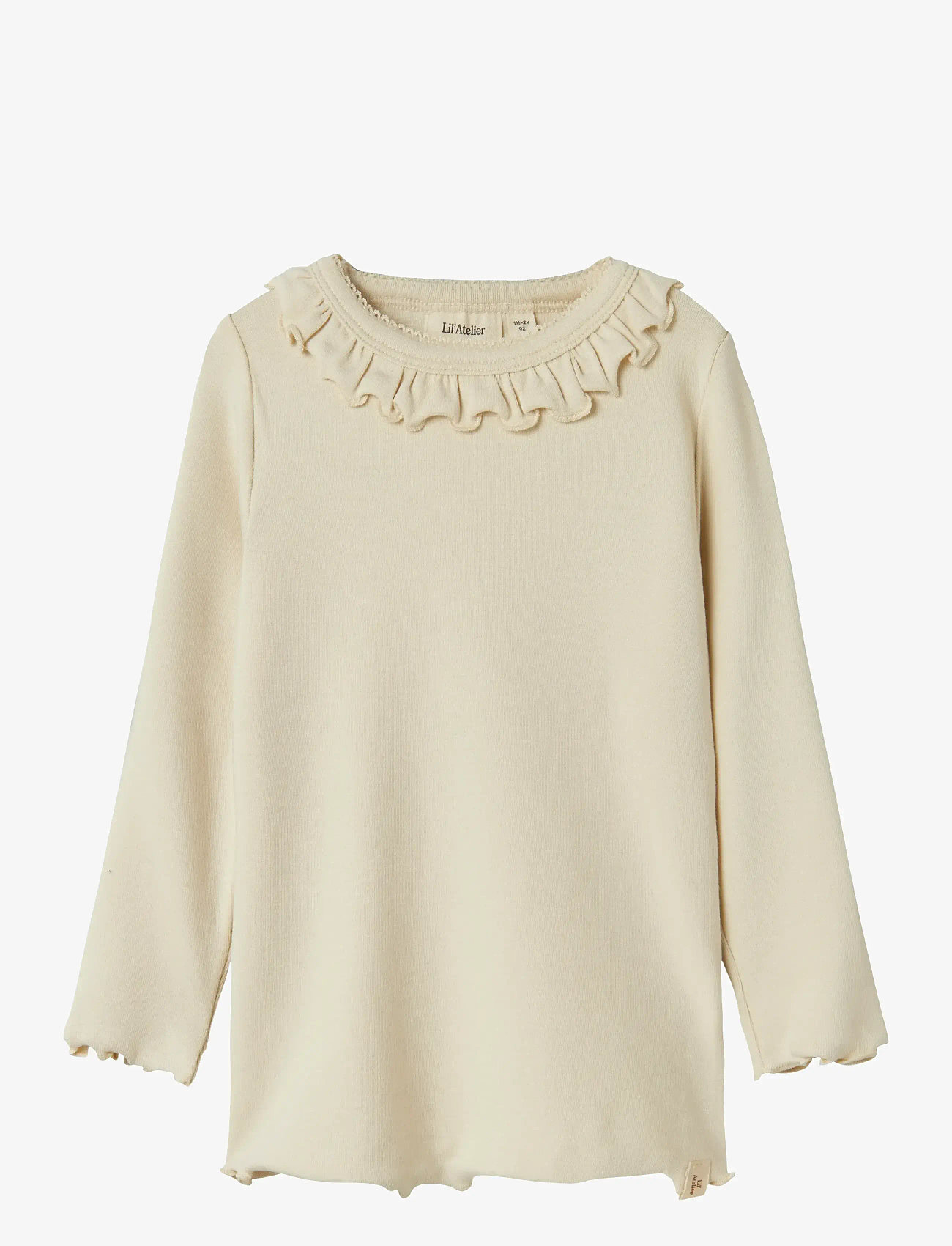 Lil'Atelier - NMFGAYO KOJ LS SLIM TOP LIL - turtledove - 1