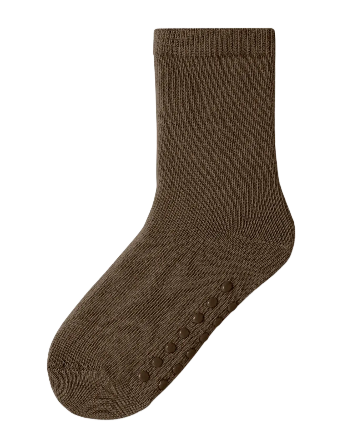 Lil'Atelier - NMNNATANJA SOCK LIL - anti-rutsch socken - teak - 1