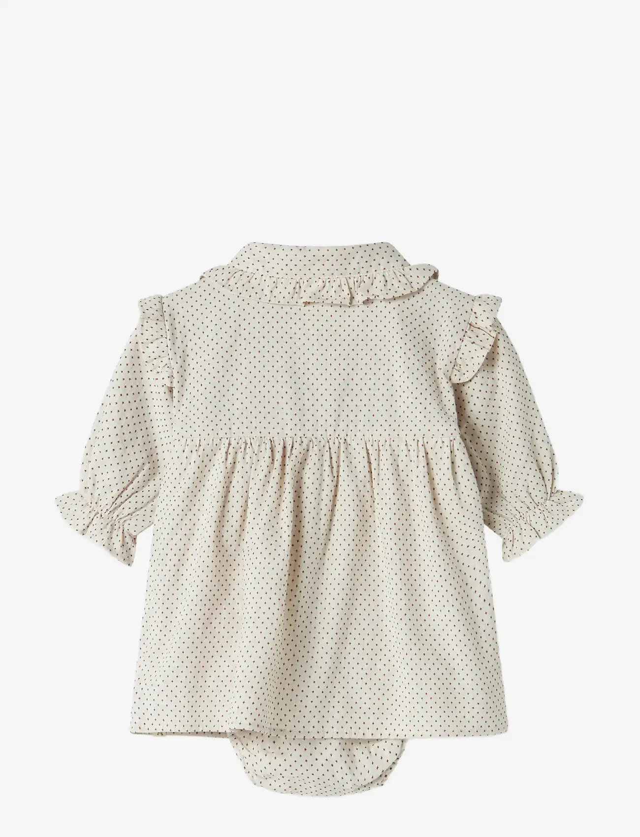 Lil'Atelier - NBFOLENA LS LOOSE BODY DRESS LIL - long-sleeved bodies - pastel parchment - 2