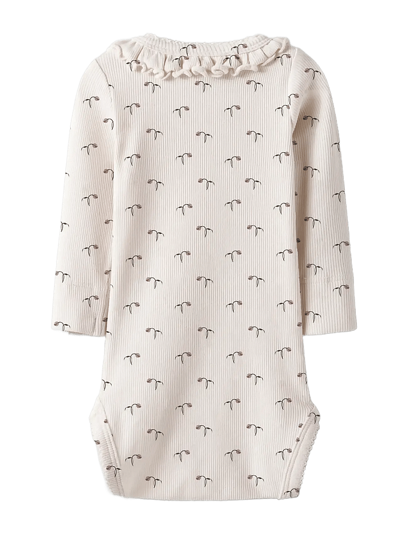 Lil'Atelier - NBFGAGO KIS LS SLIM BODY LIL - långärmade bodies - almost mauve - 1