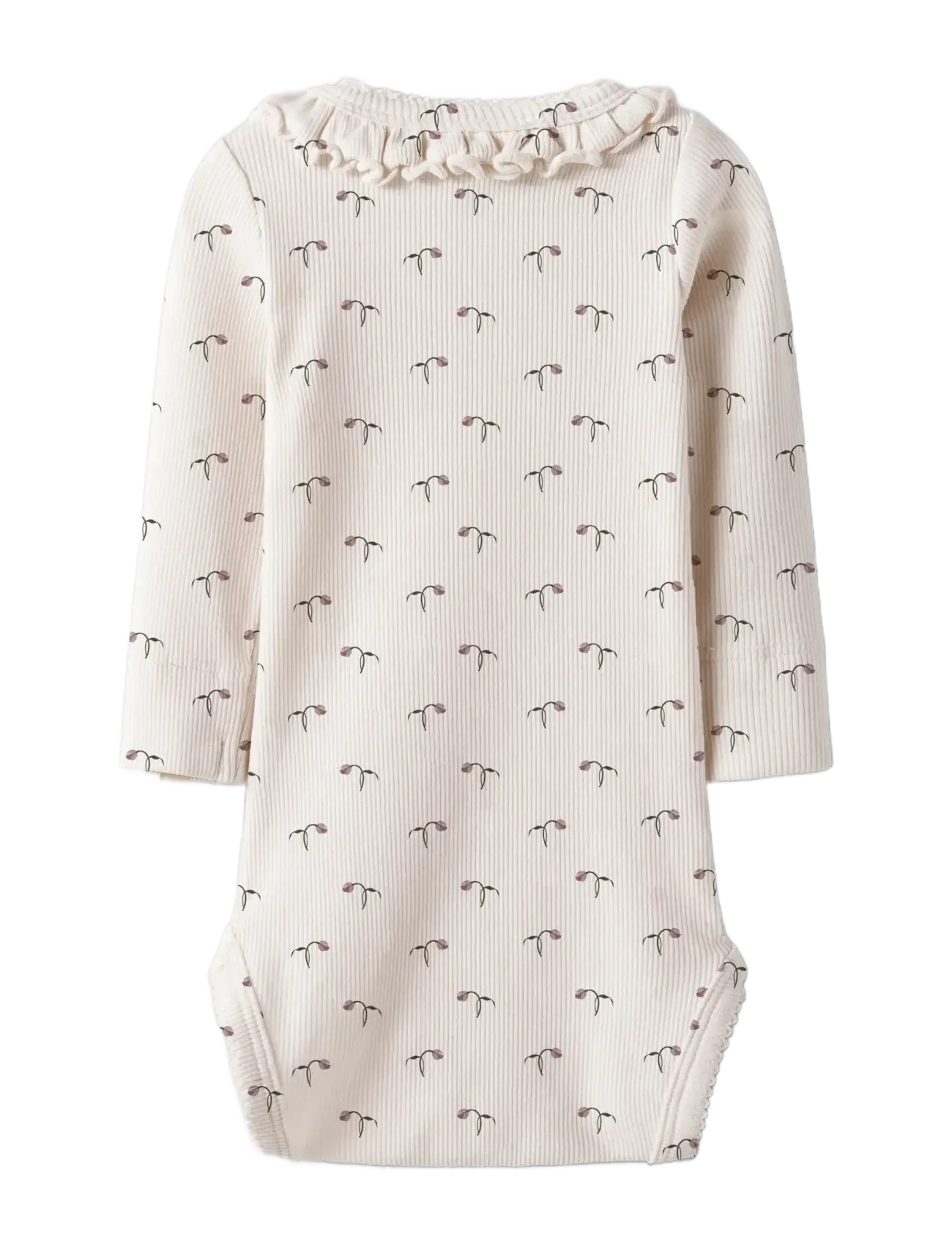 Lil'Atelier - NBFGAGO KIS LS SLIM BODY LIL - langærmede bodyer - almost mauve - 2
