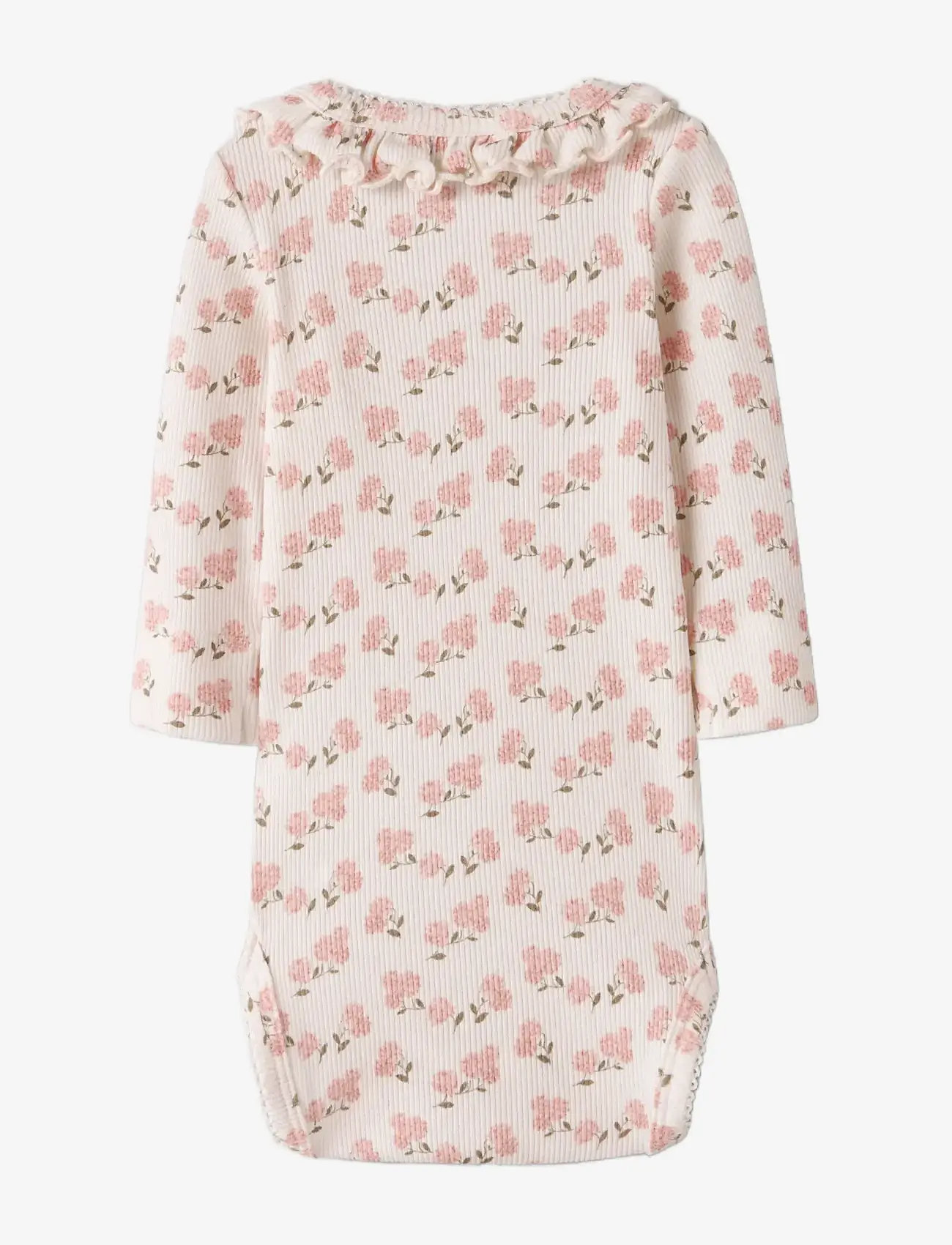 Lil'Atelier - NBFGAGO KIS LS SLIM BODY LIL - langærmede bodyer - coconut milk - 1