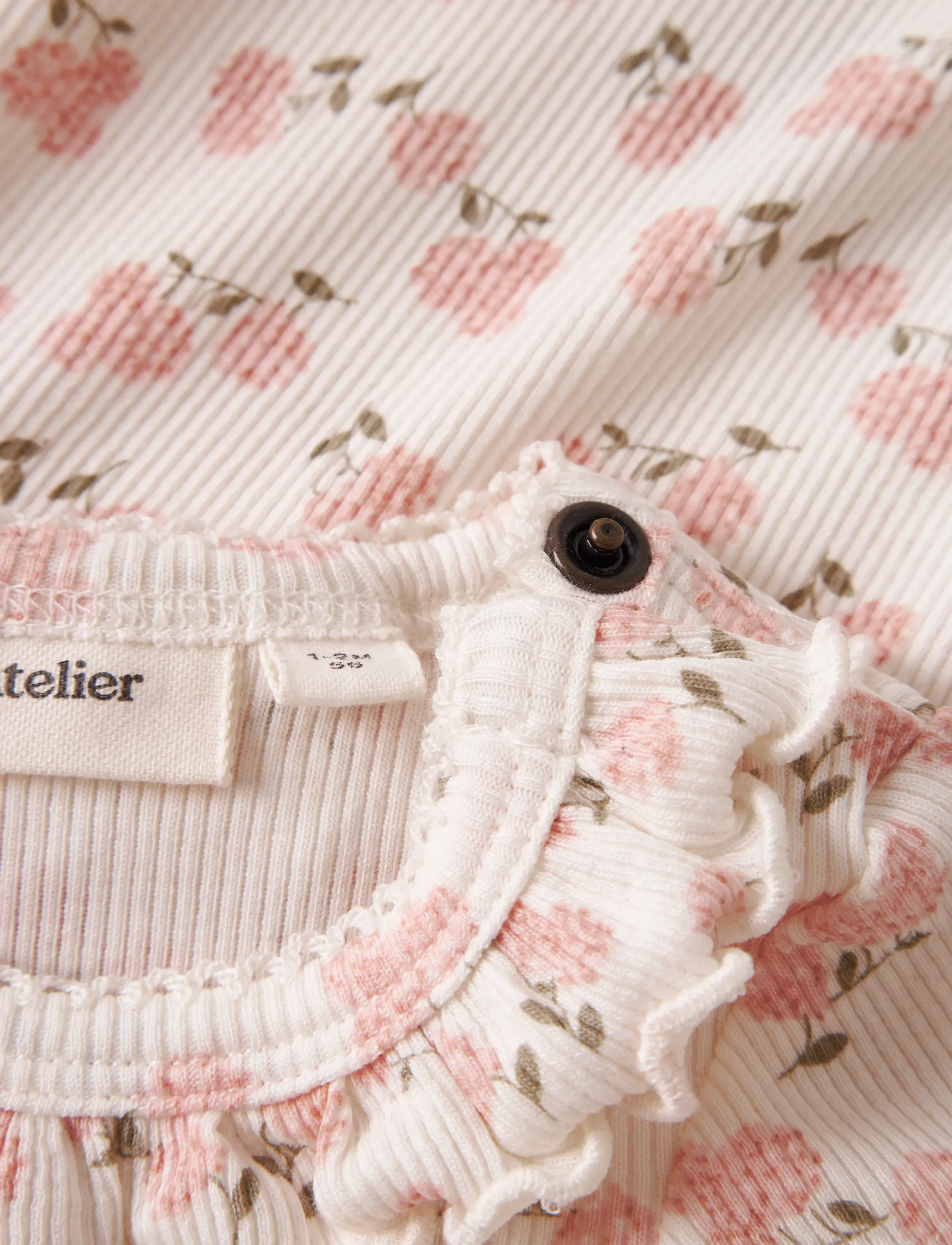 Lil'Atelier - NBFGAGO KIS LS SLIM BODY LIL - langærmede bodyer - coconut milk - 2