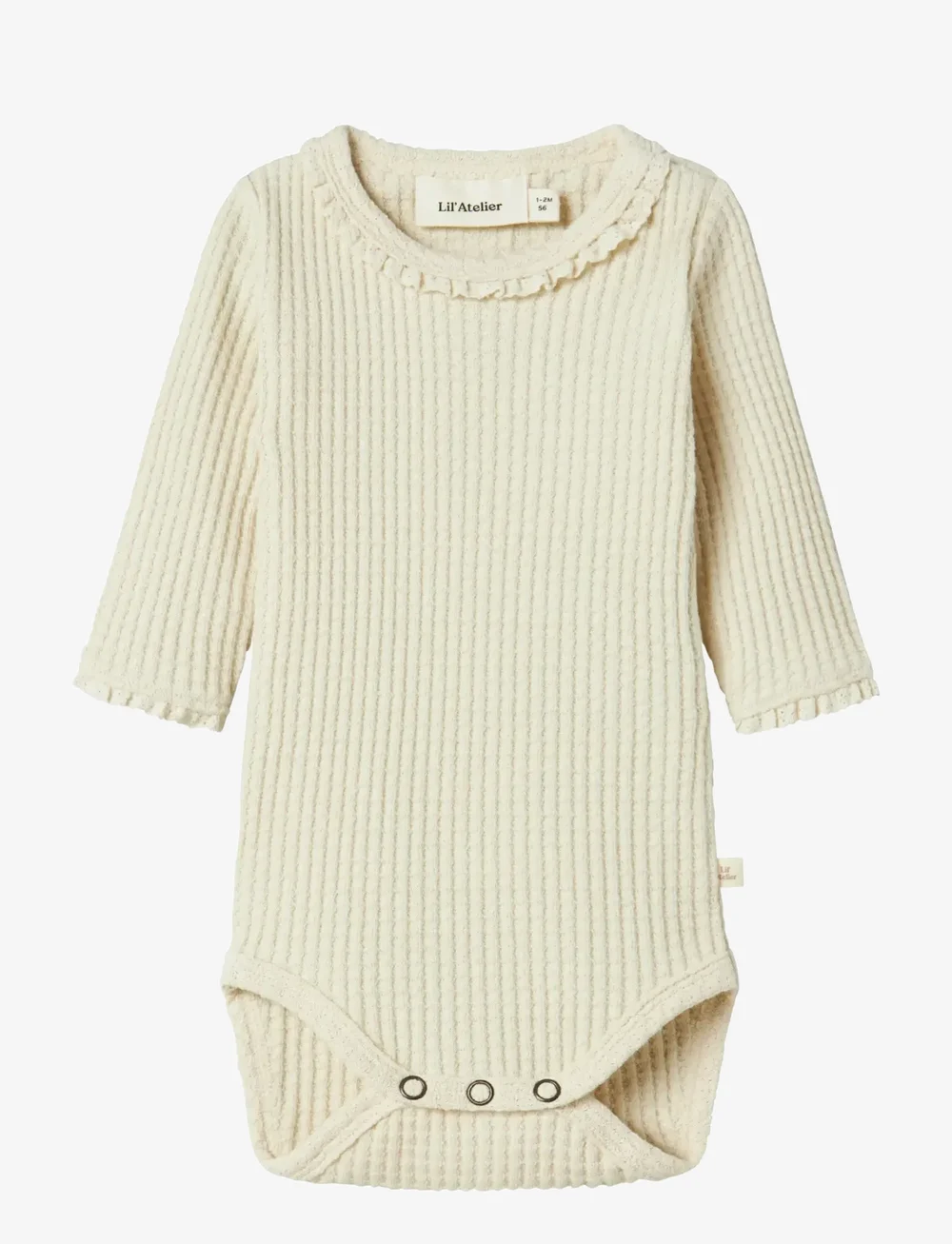 Lil'Atelier - NBFOSANNE LS SLIM BODY LIL - langärmelig - turtledove - 1