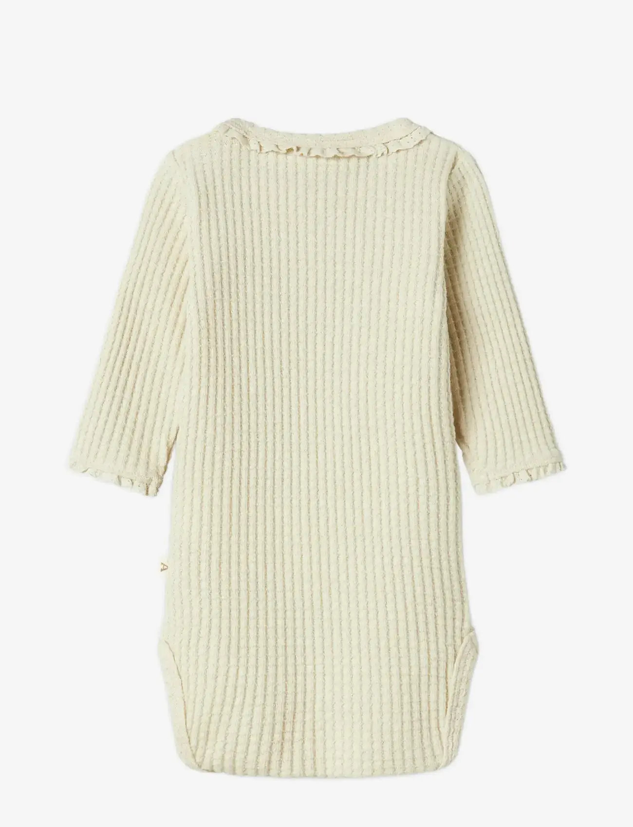 Lil'Atelier - NBFOSANNE LS SLIM BODY LIL - langærmede bodyer - turtledove - 2