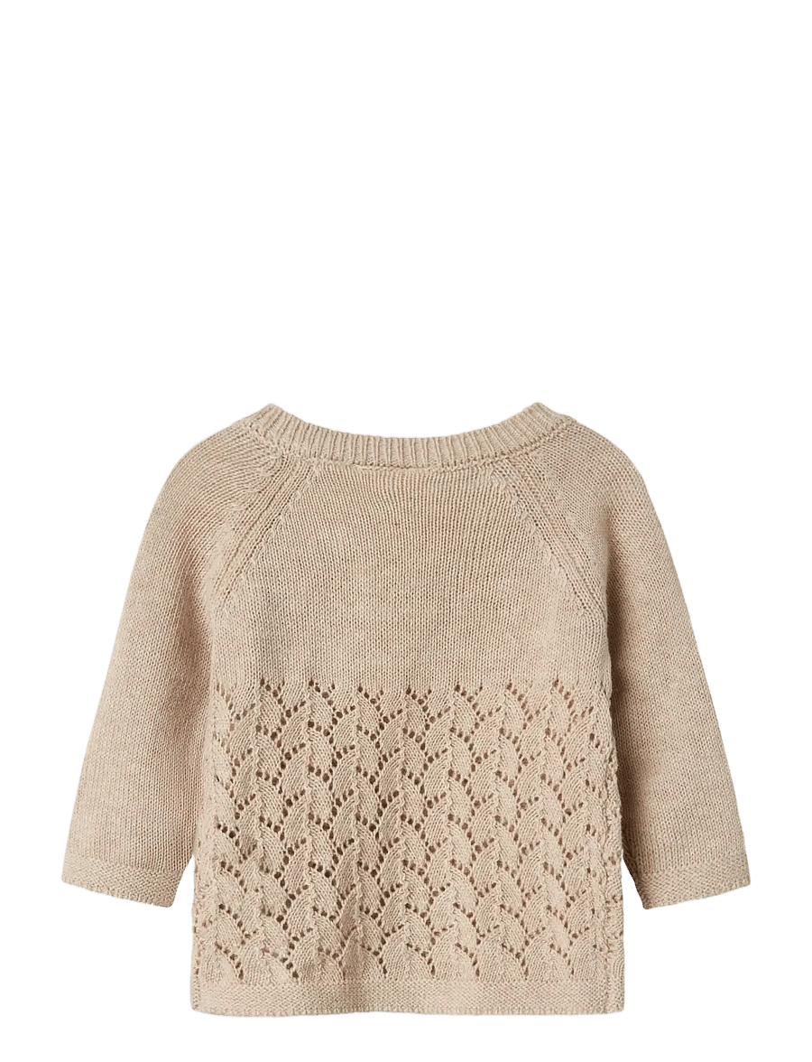 Lil'Atelier - NBFOLGA LS KNIT LIL - džemprid - pastel parchment - 2