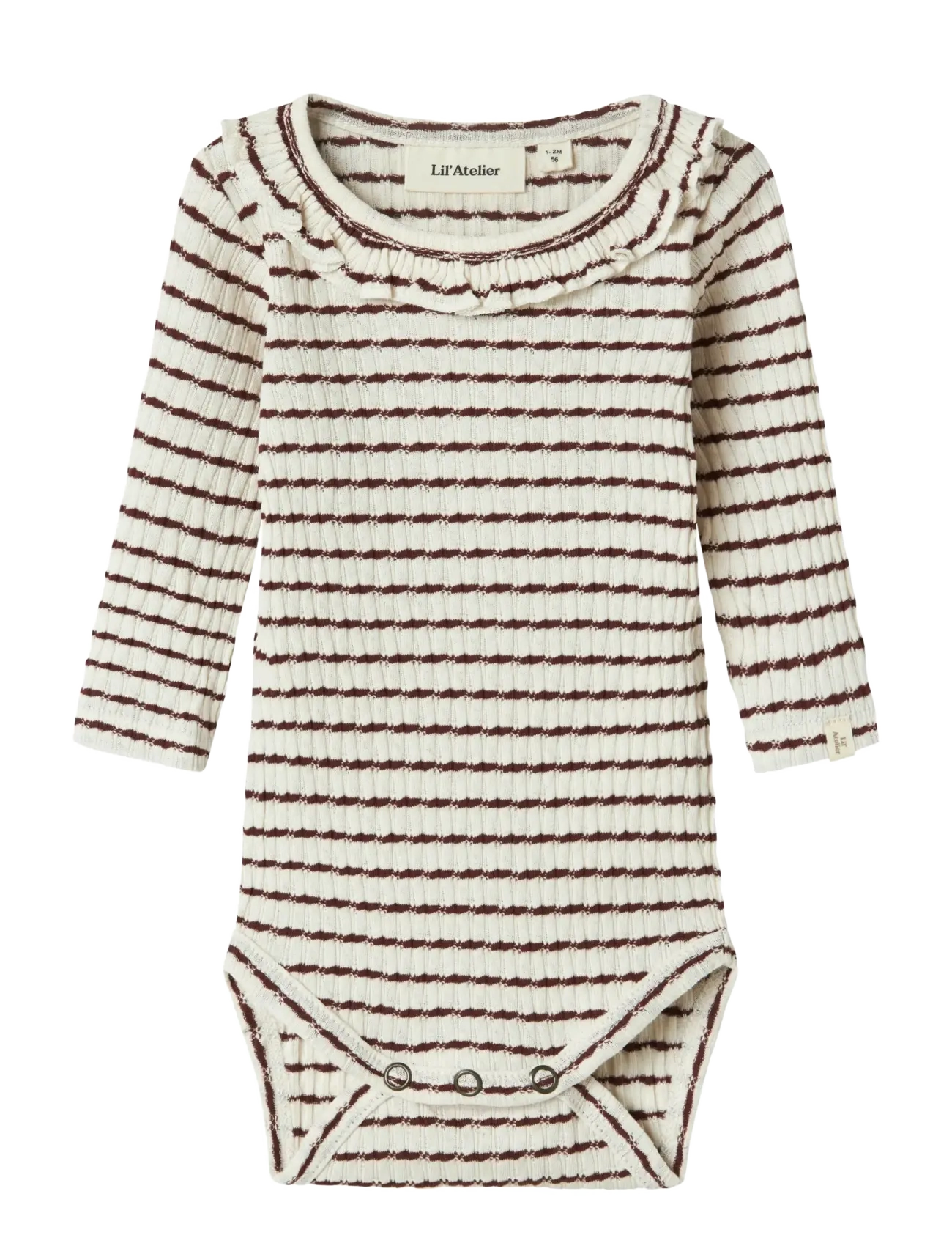 Lil'Atelier - NBFOSOPHIA LS SLIM BODY LIL - hot chocolate - 1