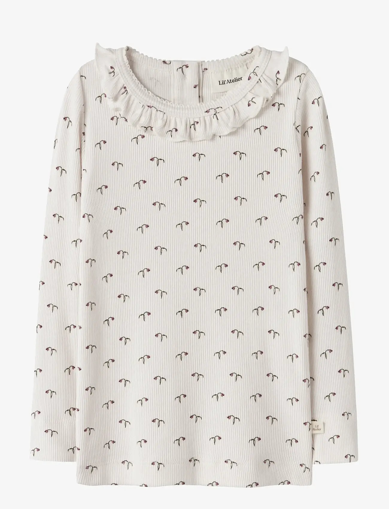 Lil'Atelier - NMFGAGO KIS LS SLIM TOP LIL - langærmede t-shirts - almost mauve - 0