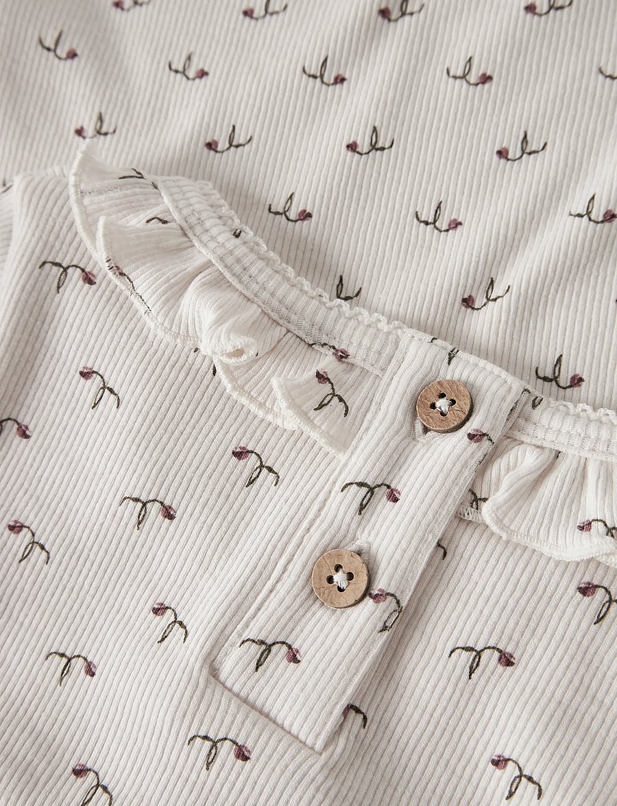 Lil'Atelier - NMFGAGO KIS LS SLIM TOP LIL - t-krekli ar garām piedurknēm - almost mauve - 3