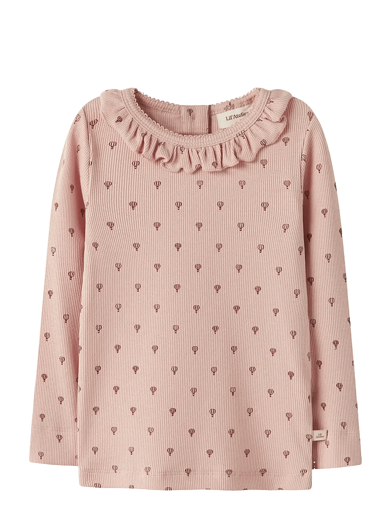 Lil'Atelier - NMFGAGO KIS LS SLIM TOP LIL - langärmelig - cameo rose - 1