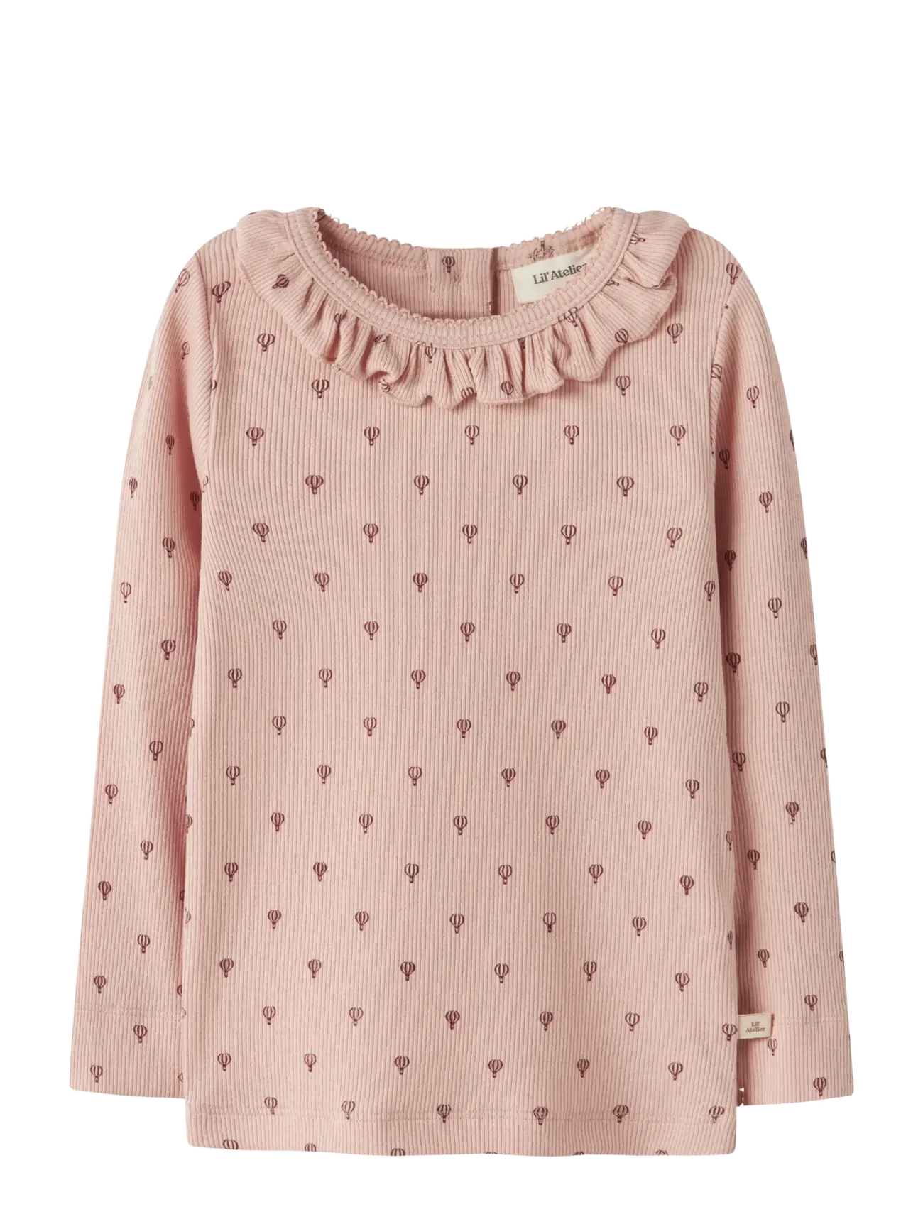 Lil'Atelier - NMFGAGO KIS LS SLIM TOP LIL - marškinėliai ilgomis rankovėmis - cameo rose - 1