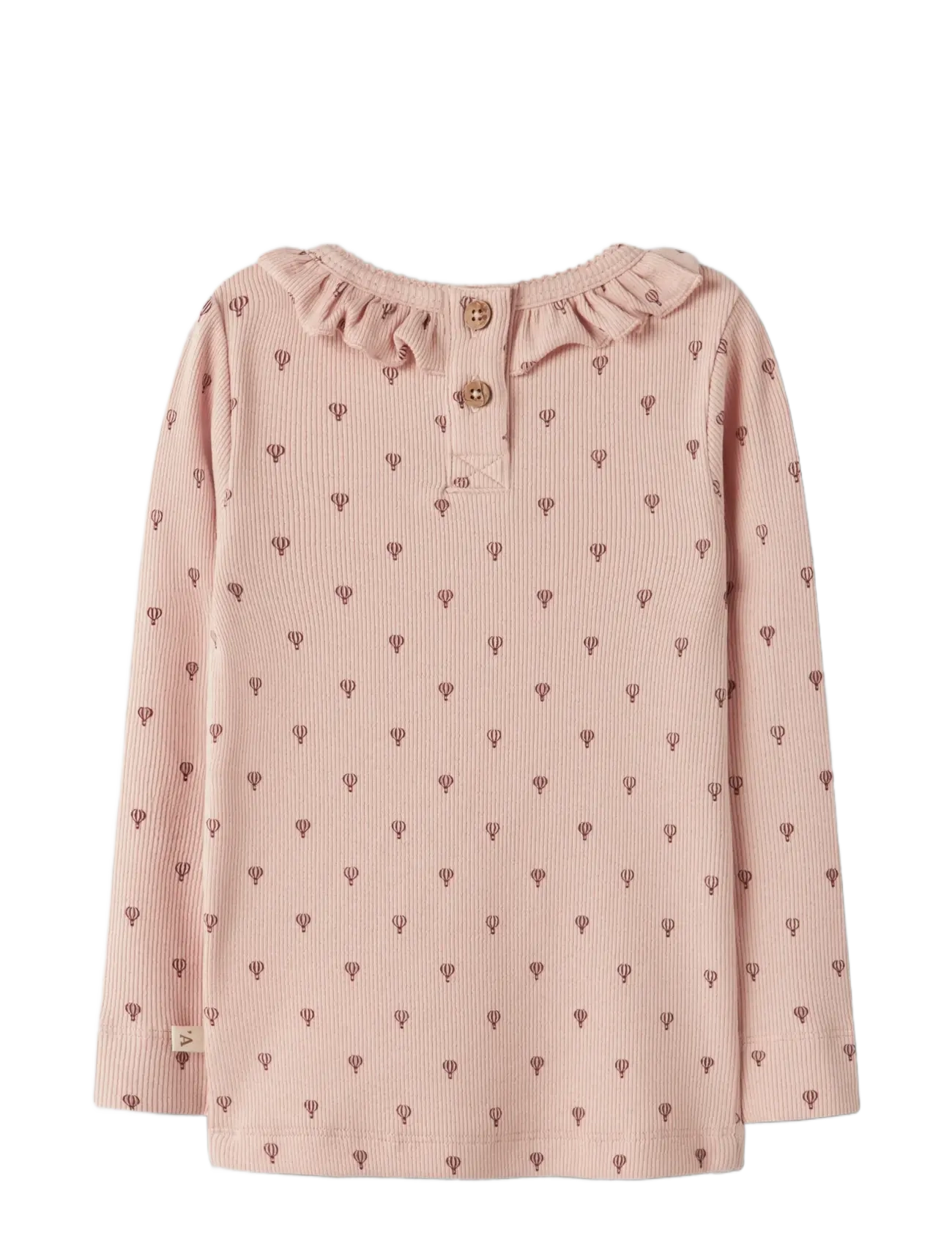 Lil'Atelier - NMFGAGO KIS LS SLIM TOP LIL - marškinėliai ilgomis rankovėmis - cameo rose - 2