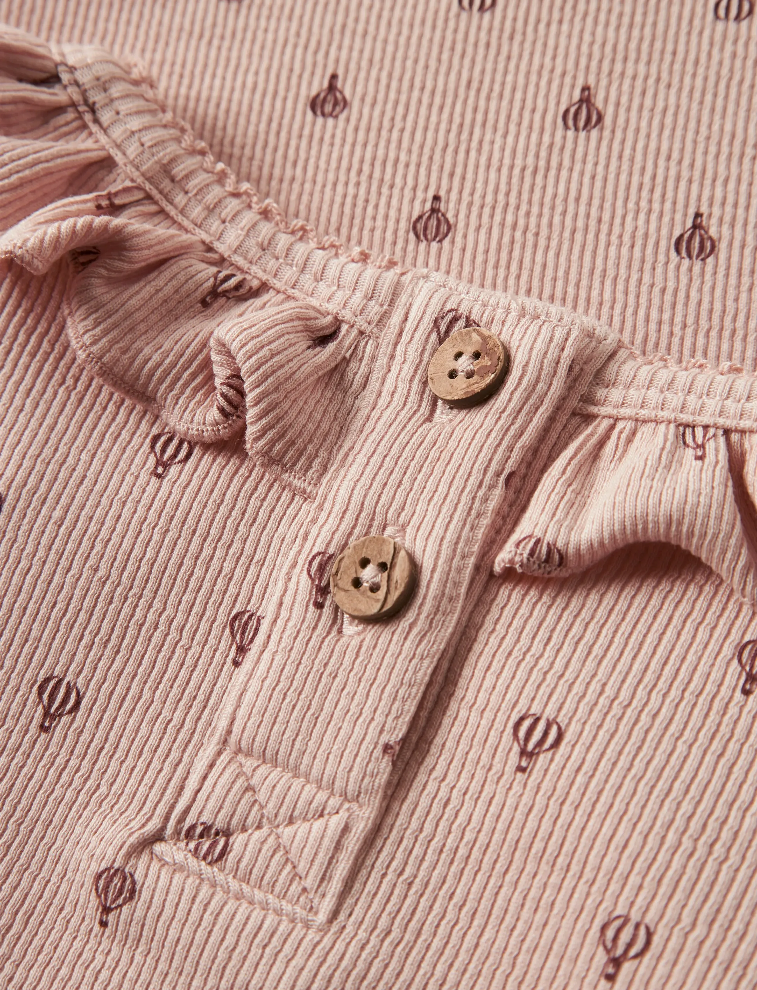 Lil'Atelier - NMFGAGO KIS LS SLIM TOP LIL - marškinėliai ilgomis rankovėmis - cameo rose - 3