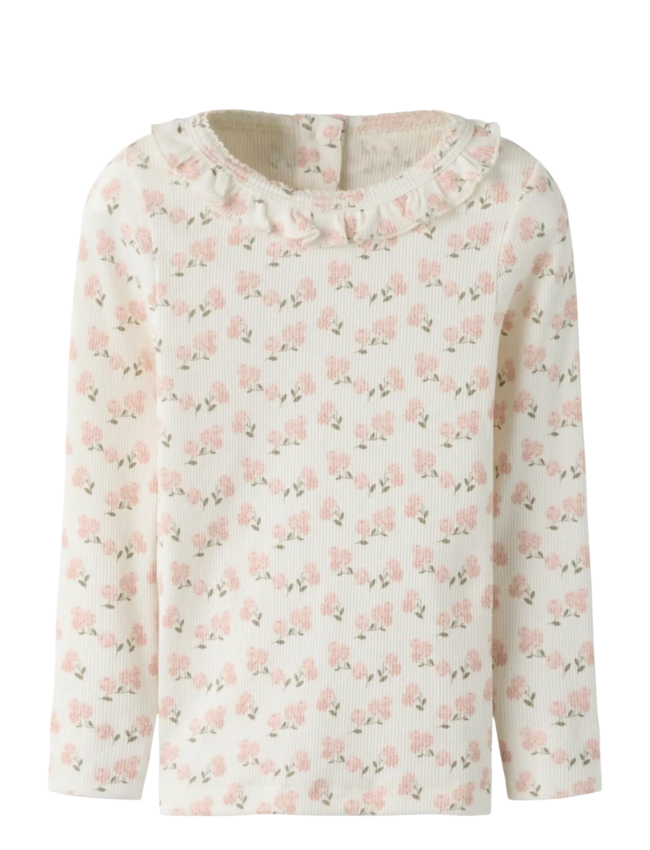 Lil'Atelier NMFGAGO KIS LS SLIM TOP LIL - T-shirts - COCONUT MILK / cream