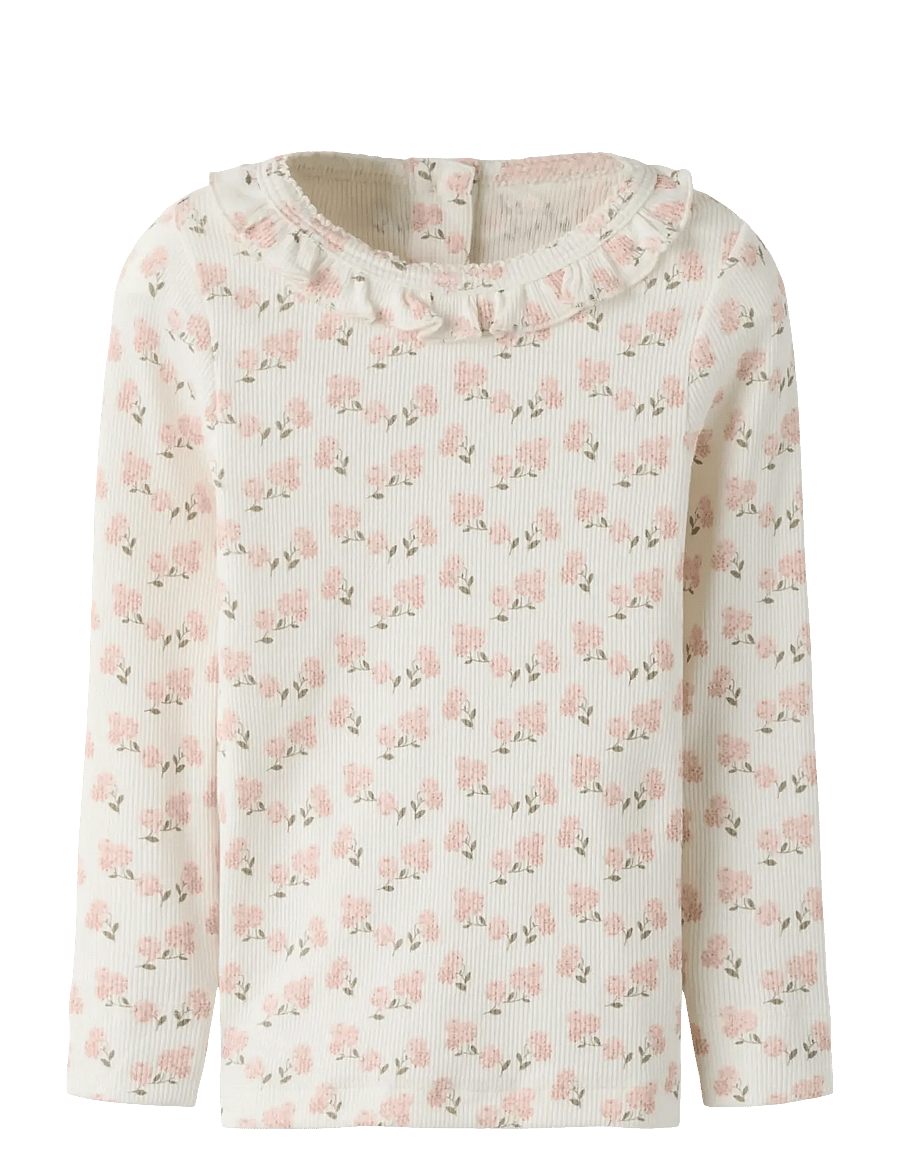 Lil'Atelier - NMFGAGO KIS LS SLIM TOP LIL - langärmelig - coconut milk - 0