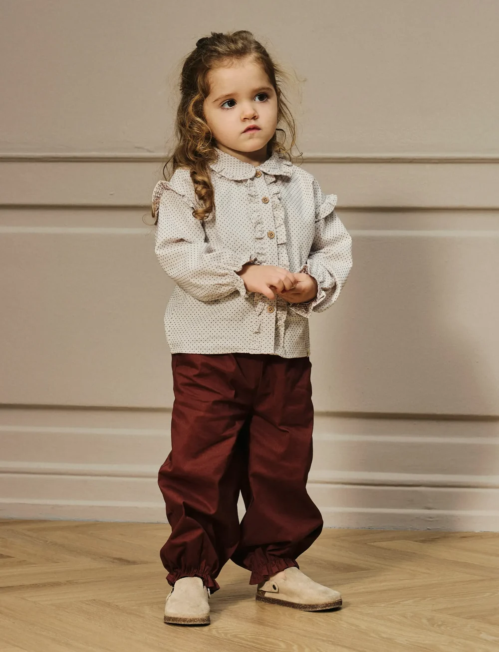 Lil'Atelier - NMFOLENA LS LOOSE SHIRT LIL - långärmade skjortor - pastel parchment - 3