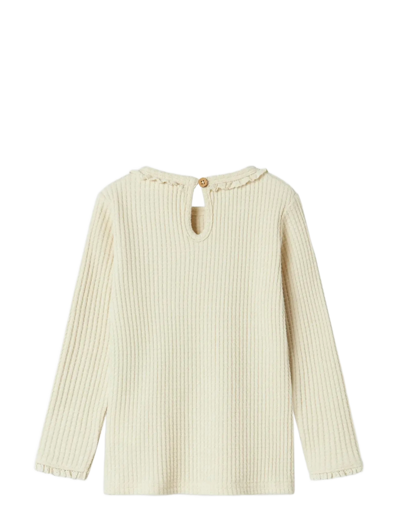 Lil'Atelier - NMFOSANNE LS SLIM TOP LIL - pikkade varrukatega t-särgid - turtledove - 2