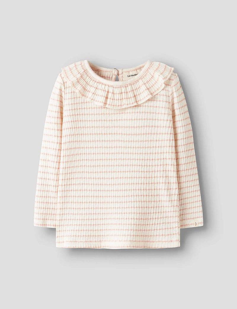 Lil'Atelier - NMFOSOPHIA LS SLIM TOP LIL - marškinėliai ilgomis rankovėmis - cameo rose - 0