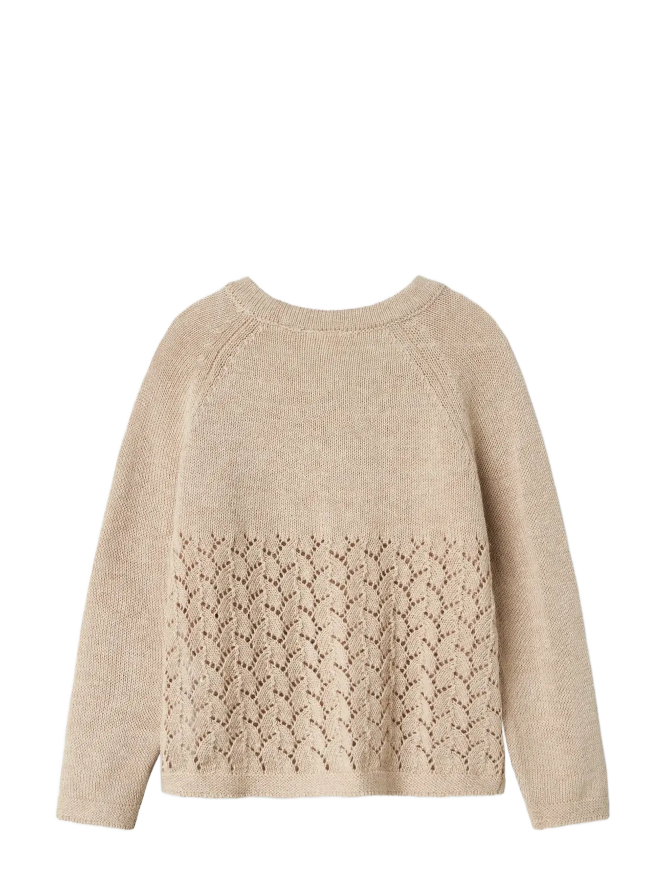 Lil'Atelier - NMFOLGA LS KNIT CARD LIL - koftor - pastel parchment - 2