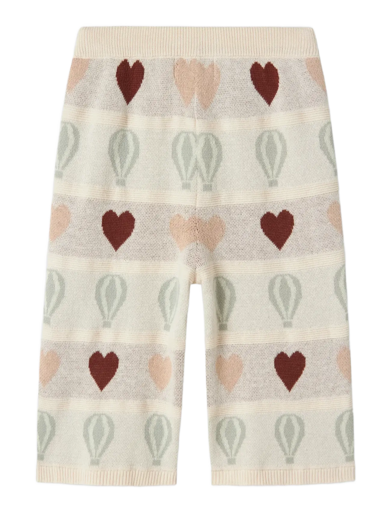Lil'Atelier - NMFLAMAI WIDE KNIT ANCLE PANT LIL - shop op leeftijd - pastel parchment - 2