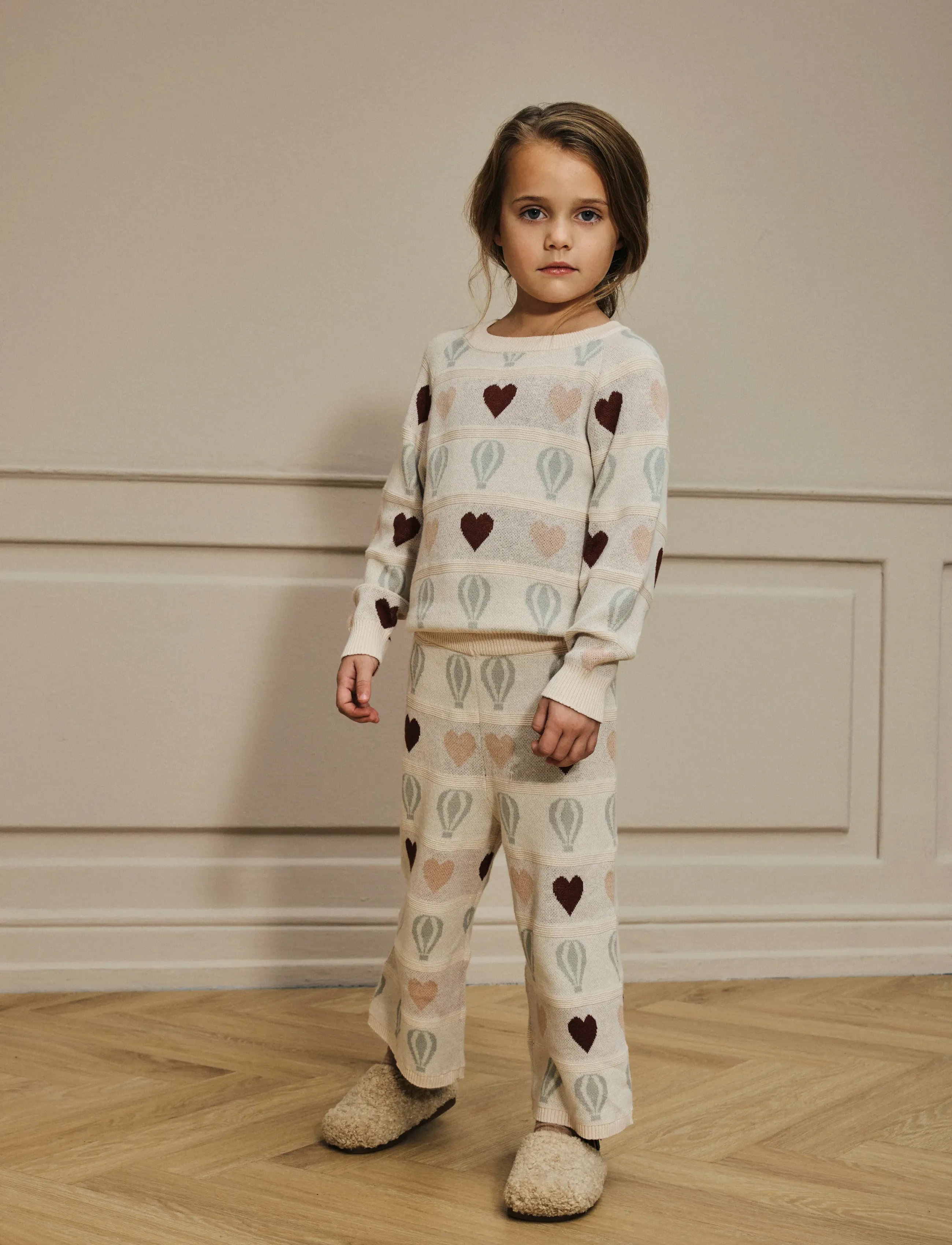 Lil'Atelier - NMFLAMAI WIDE KNIT ANCLE PANT LIL - shop op leeftijd - pastel parchment - 3
