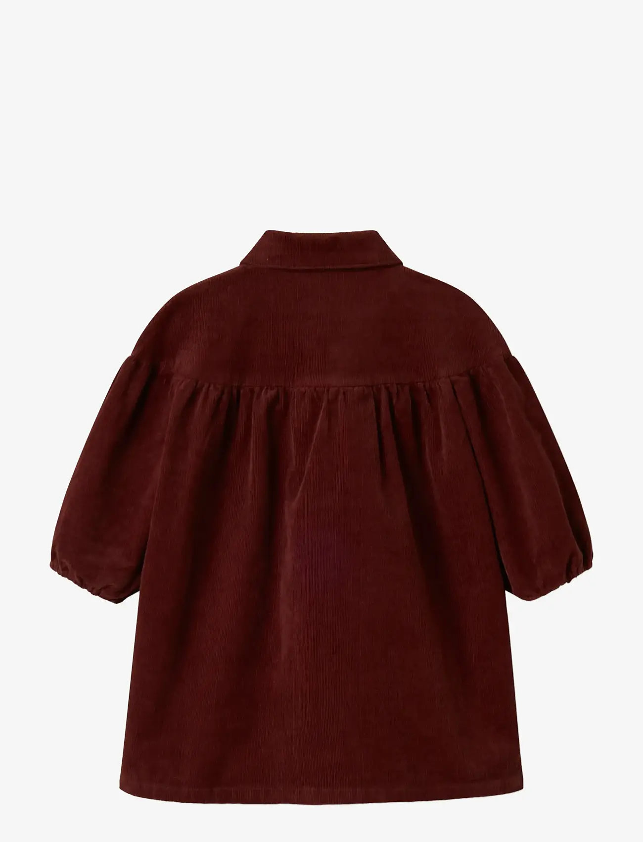 Lil'Atelier - NMFOBERT LOOSE LS CORD DRESS 4122-HG LIL - langärmelige freizeitkleider - hot chocolate - 2