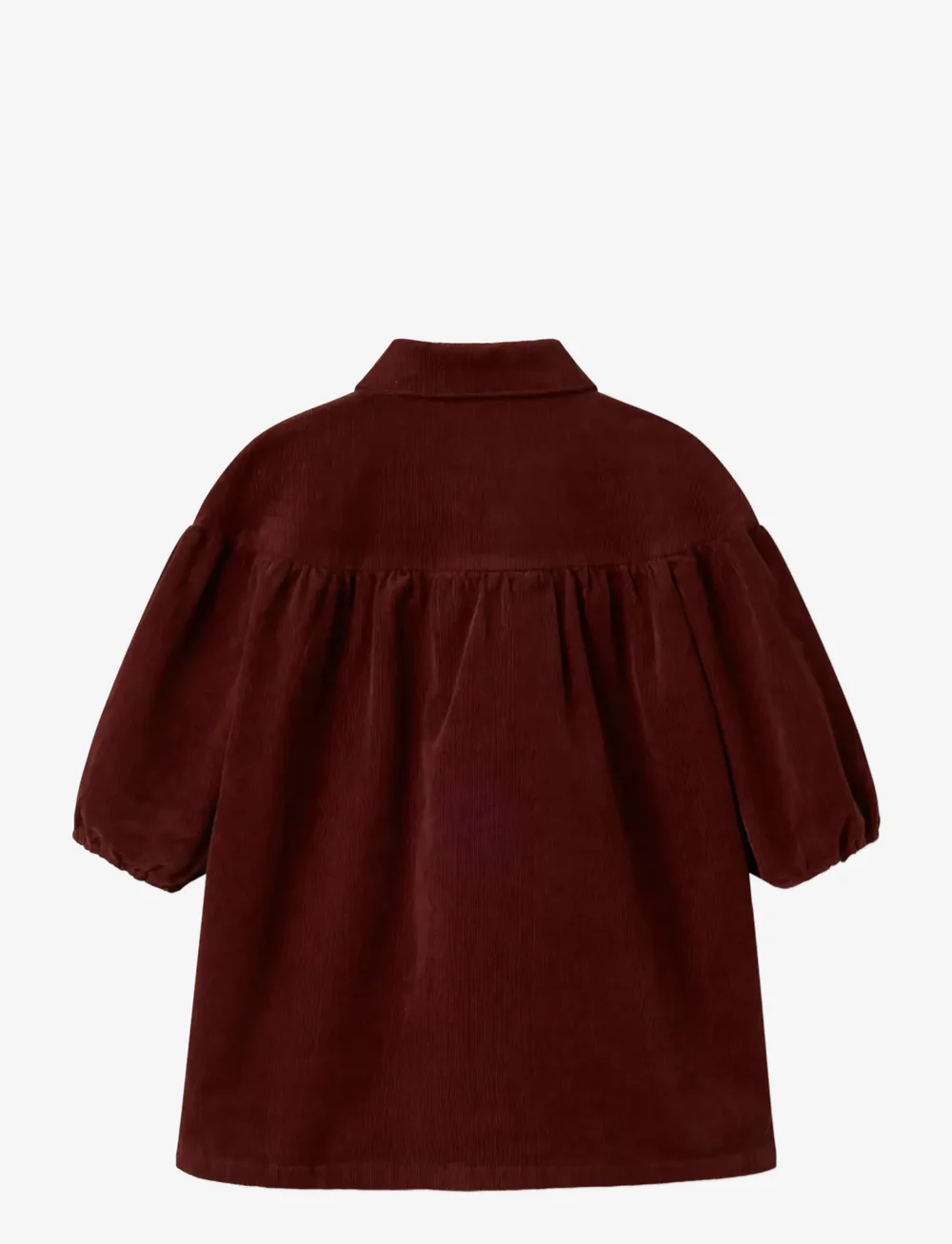 Lil'Atelier - NMFOBERT LOOSE LS CORD DRESS 4122-HG LIL - långärmade vardagsklänningar - hot chocolate - 2