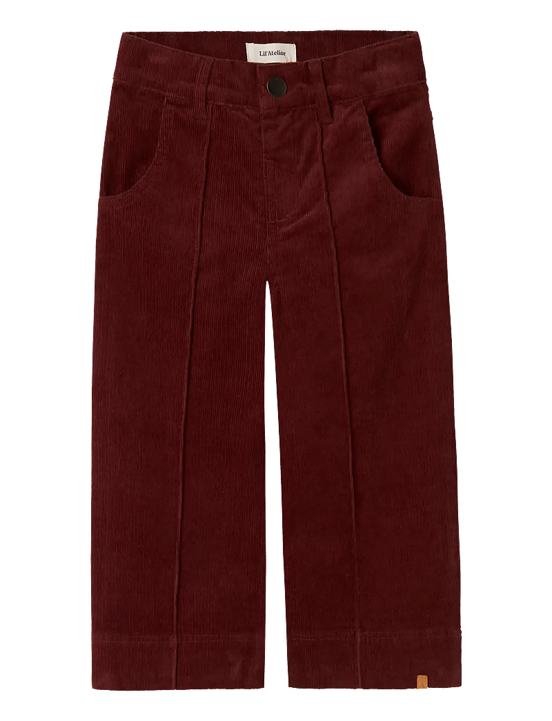 Lil'Atelier - NMFOBERT CORD WIDE PANT 4122-HG LIL - babybyxor - hot chocolate - 1