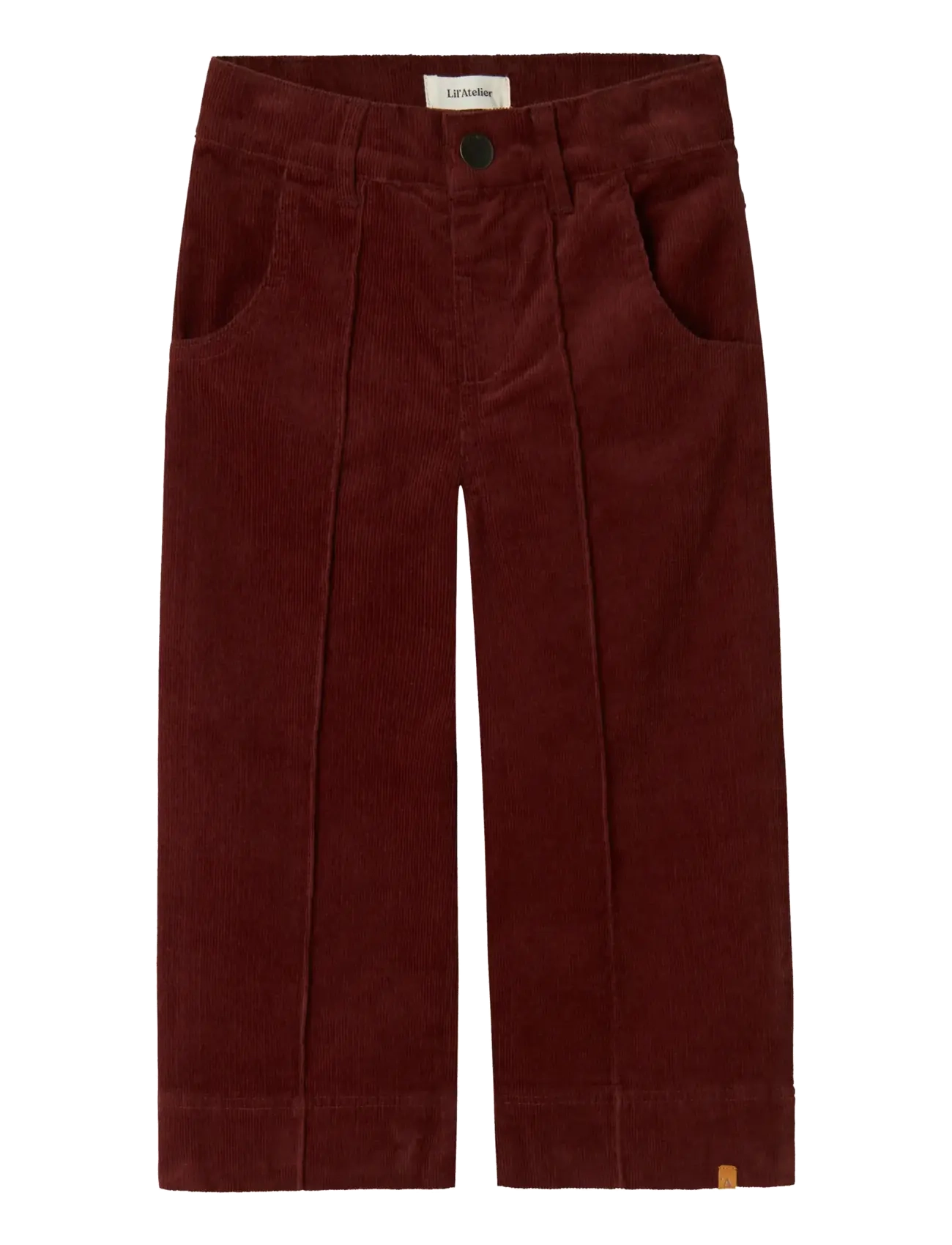 NMFOBERT CORD WIDE PANT 4122-HG LIL - HOT CHOCOLATE