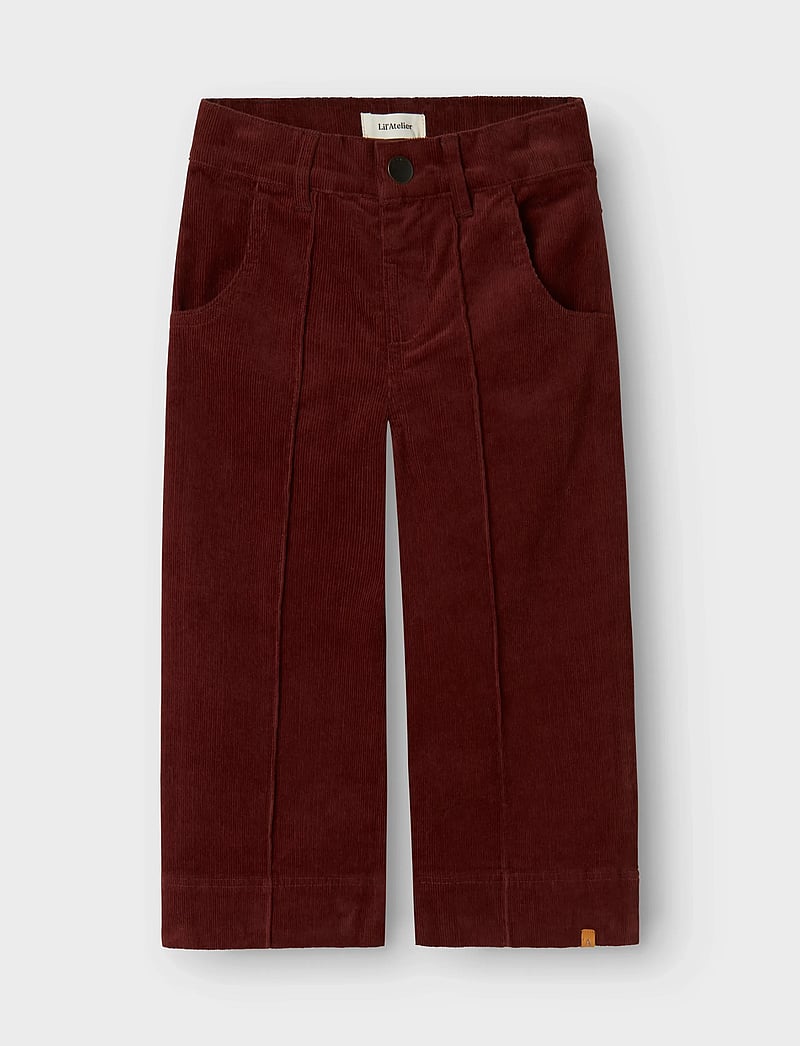 Lil'Atelier - NMFOBERT CORD WIDE PANT 4122-HG LIL - babybyxor - hot chocolate - 4