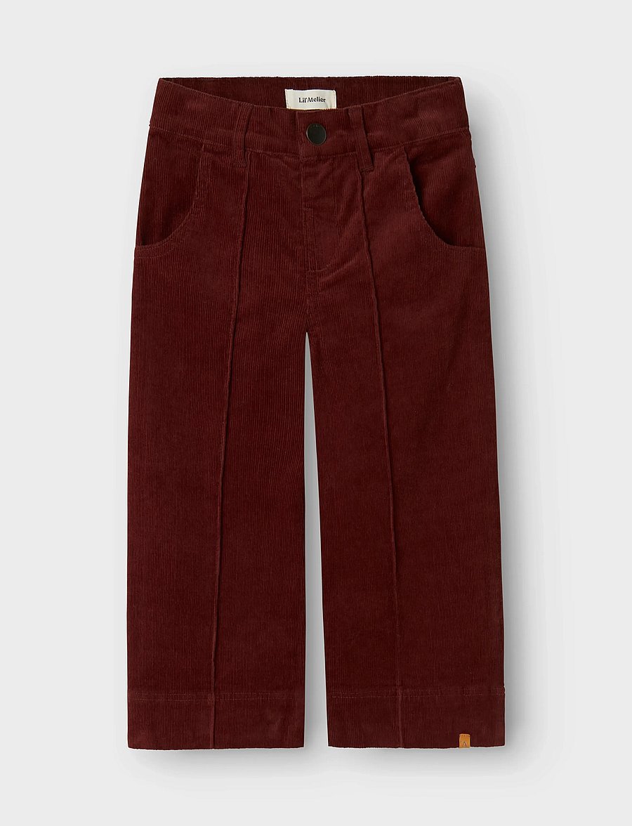 Lil'Atelier - NMFOBERT CORD WIDE PANT 4122-HG LIL - housut - hot chocolate - 4