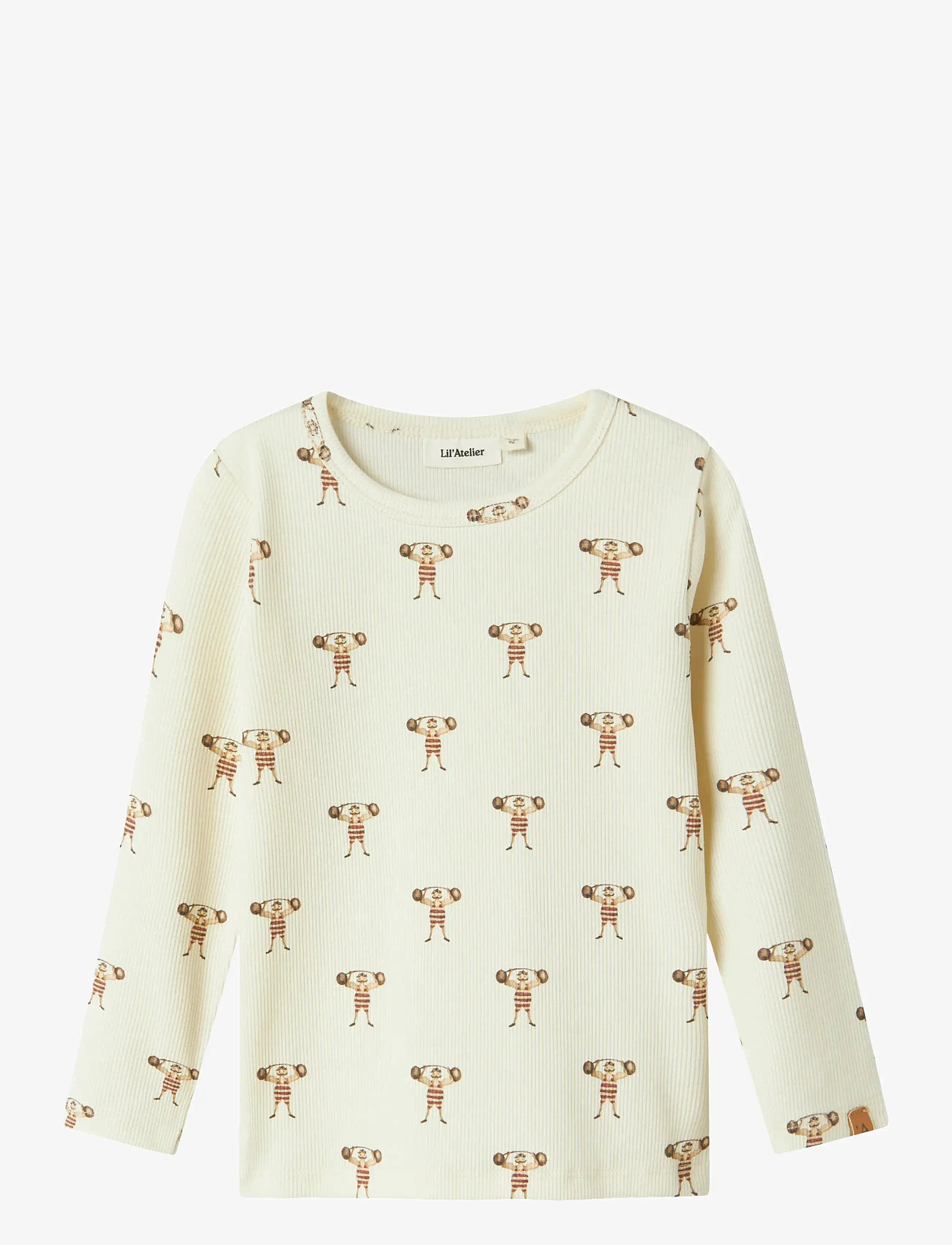 Lil'Atelier - NMMLAVO ENK LS SLIM TOP LIL - langärmelig - turtledove - 1