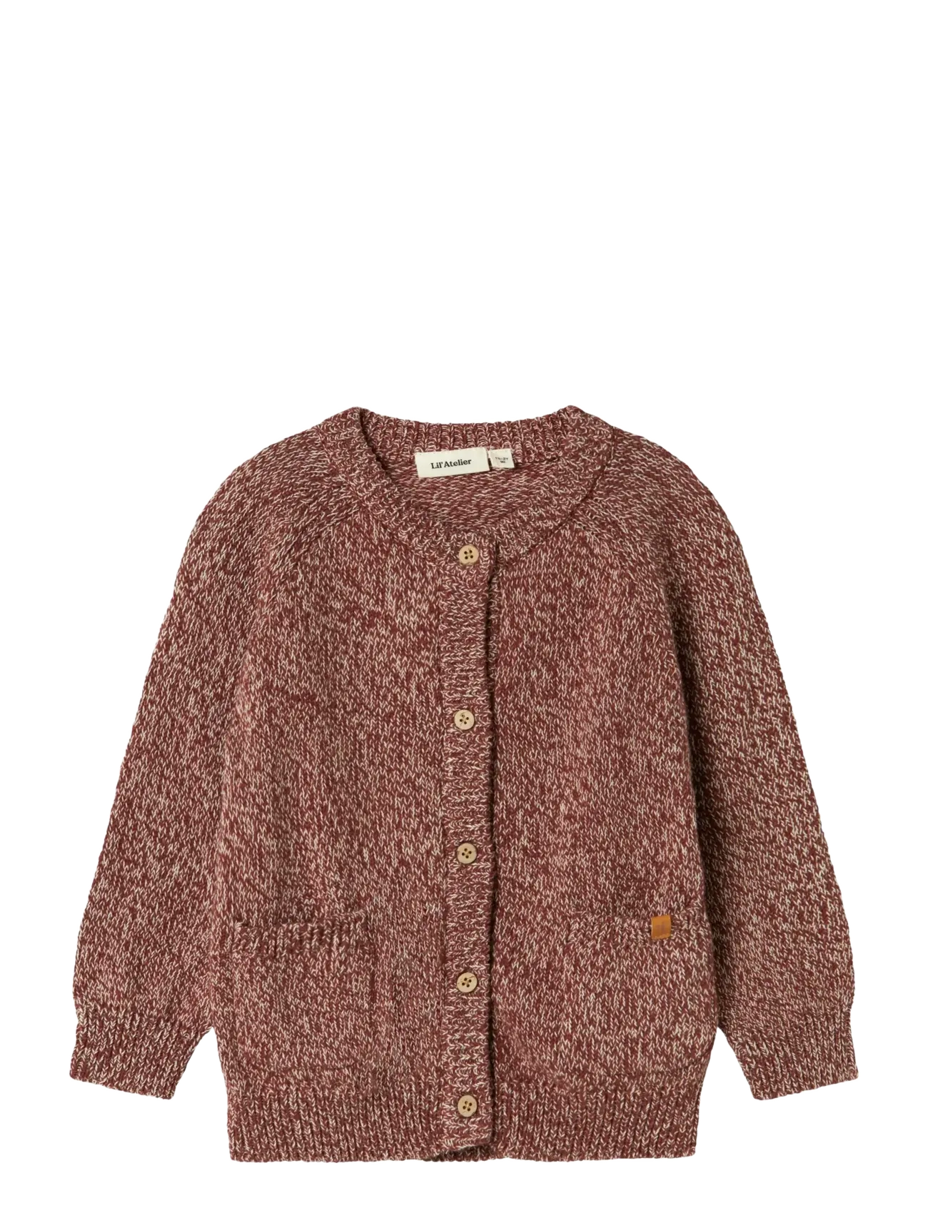 LIL'ATELIER Nmmnemo Ls Knit Card Lil Braun - 116 - Kinder
