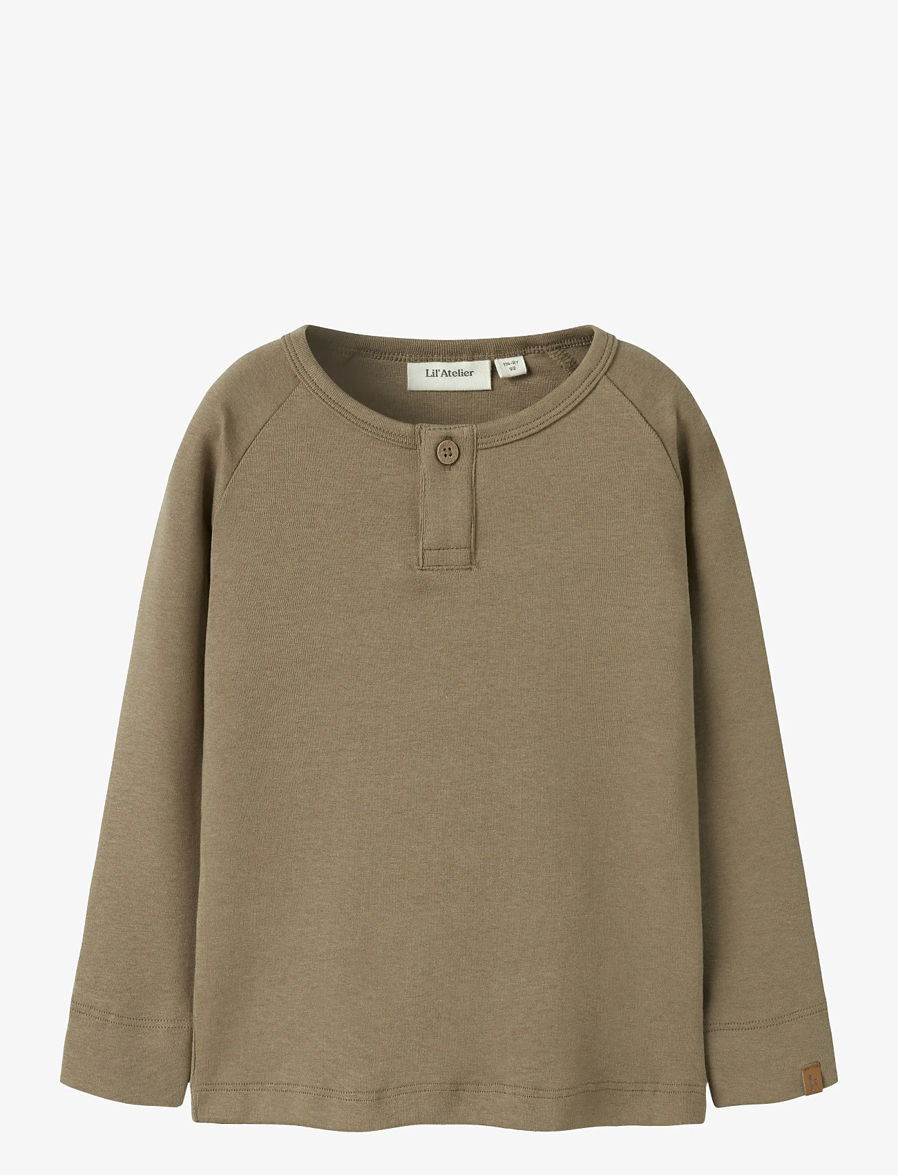 Lil'Atelier - NMMGAYO SIM LS SLIM TOP LIL - pikkade varrukatega t-särgid - sepia tint - 0