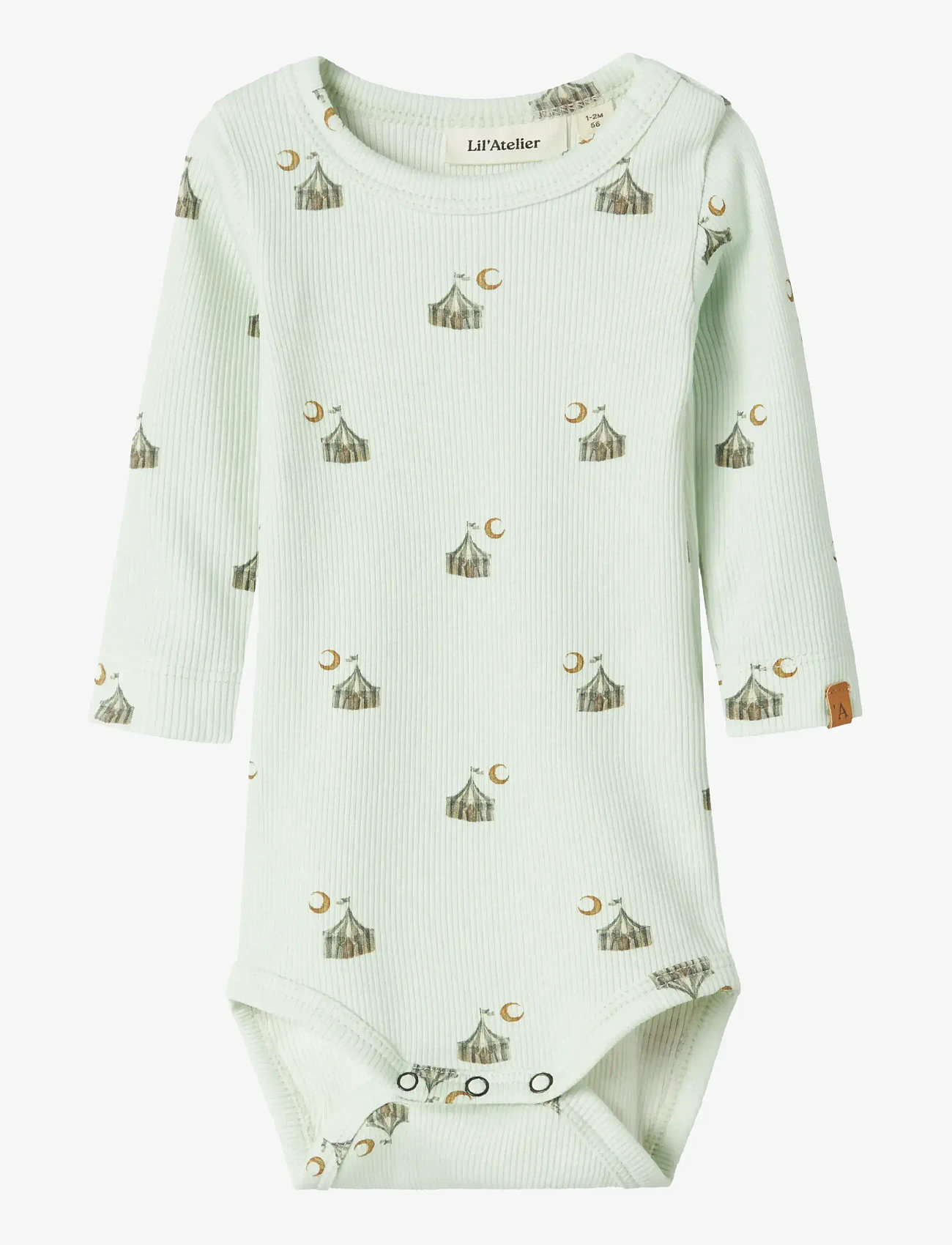 Lil'Atelier - NBMLAVO ENK LS SLIM BODY LIL - långärmade bodysuits - murmur - 0